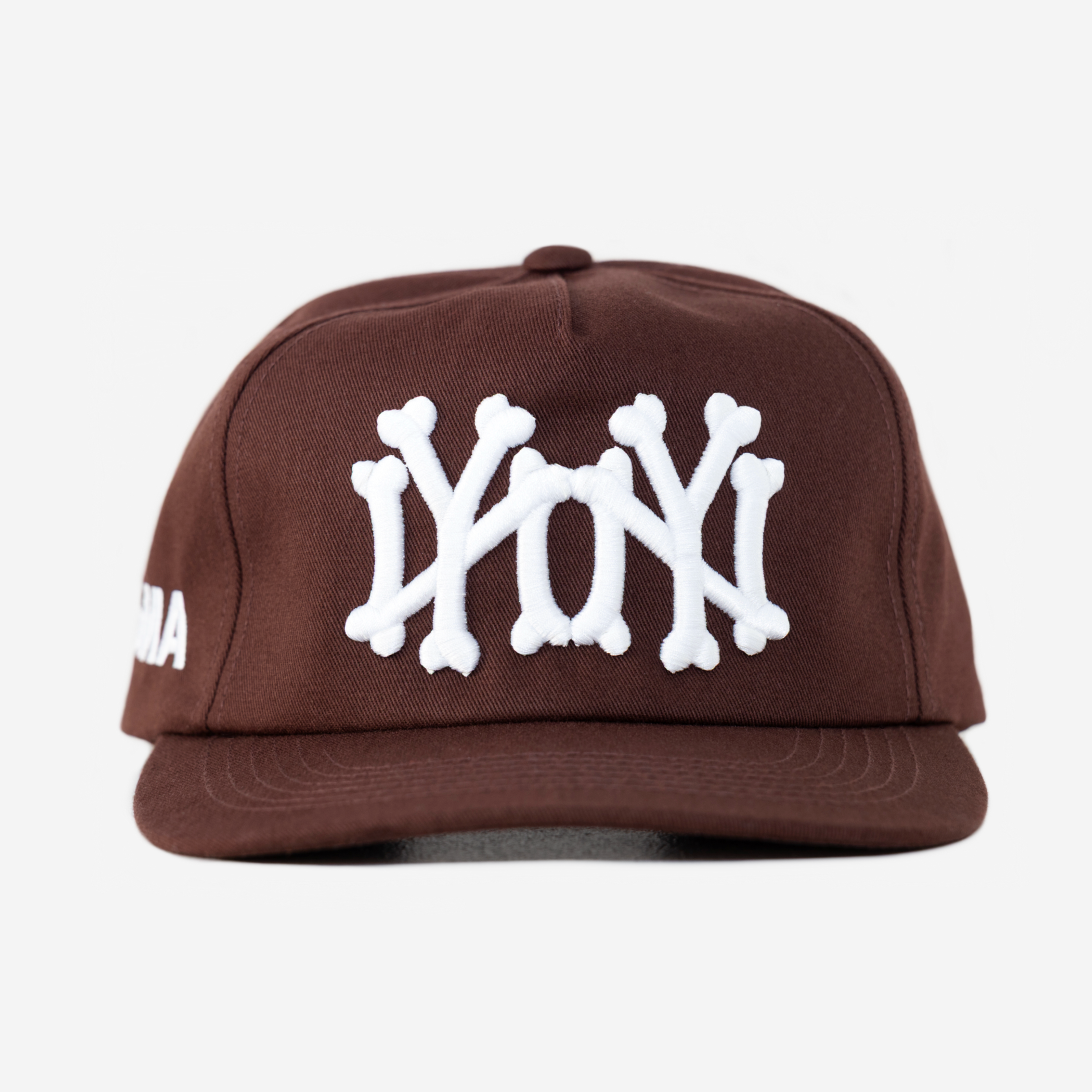 NY NY BONES HAT (BROWN)