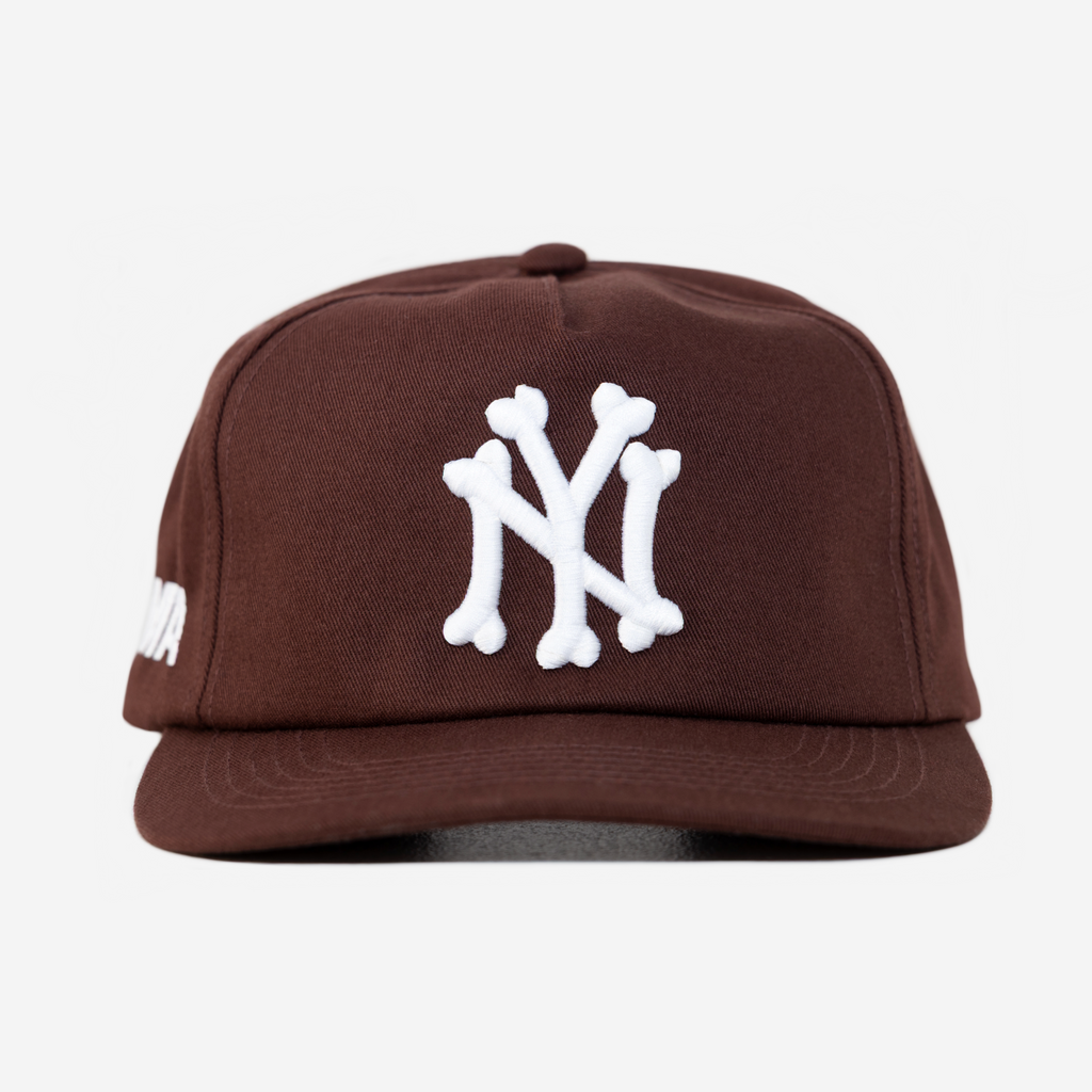 NY BONES HAT (BROWN)