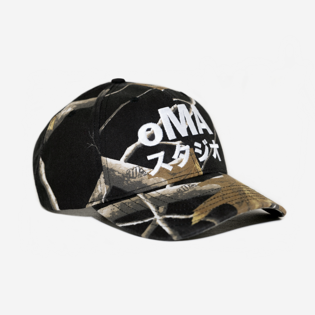 oMA STUDIOS JAPAN HAT (BLACK REALTREE)