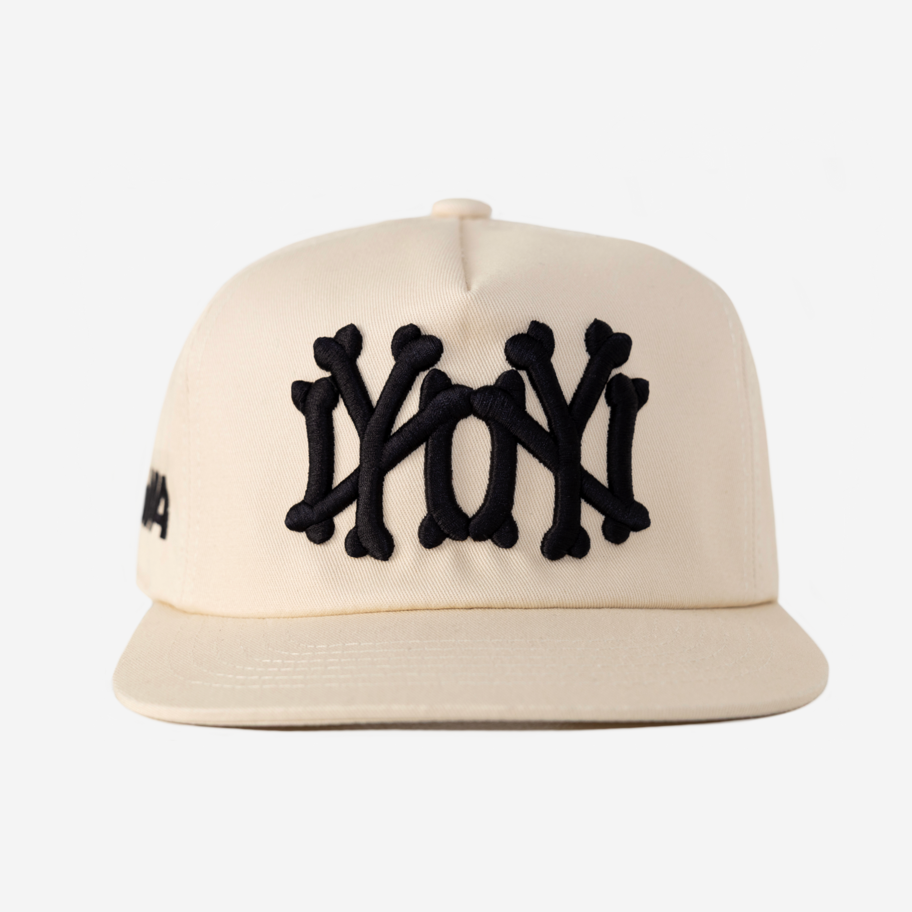 NY NY BONES HAT (CREAM)