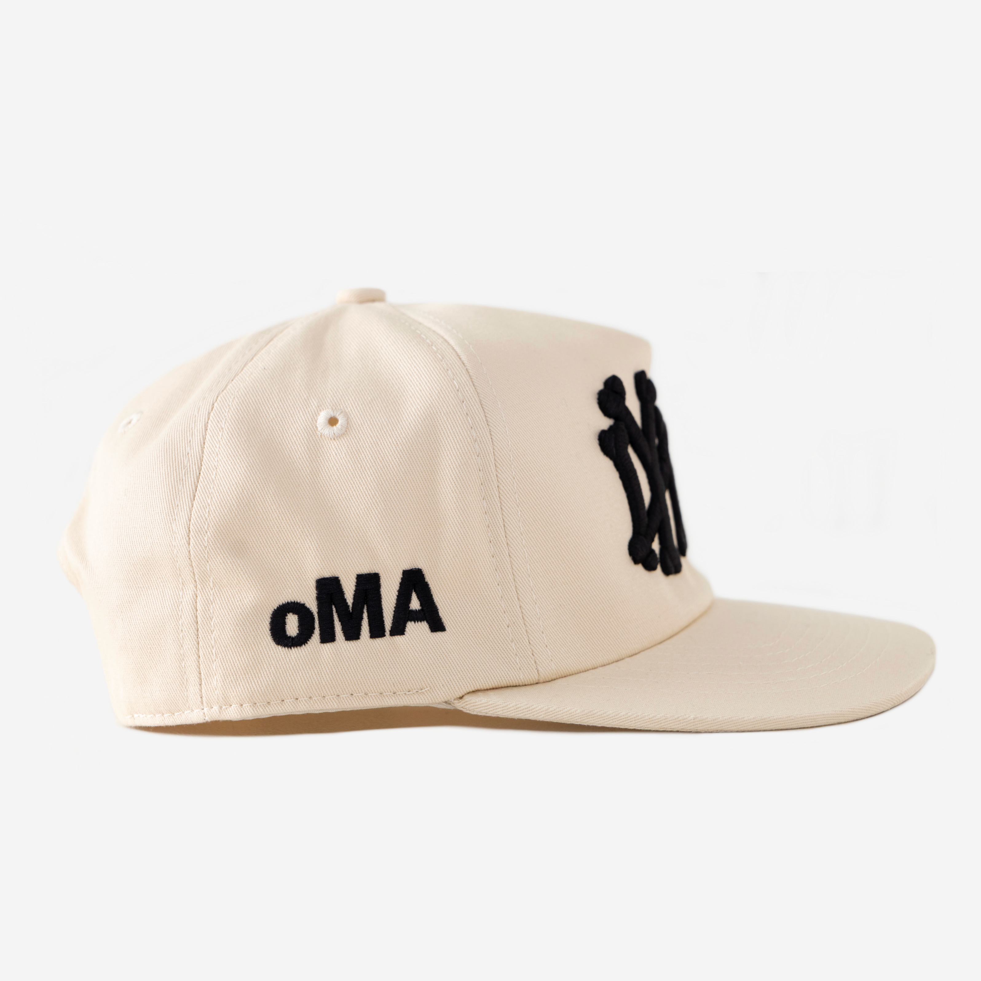 NY NY BONES HAT (CREAM)