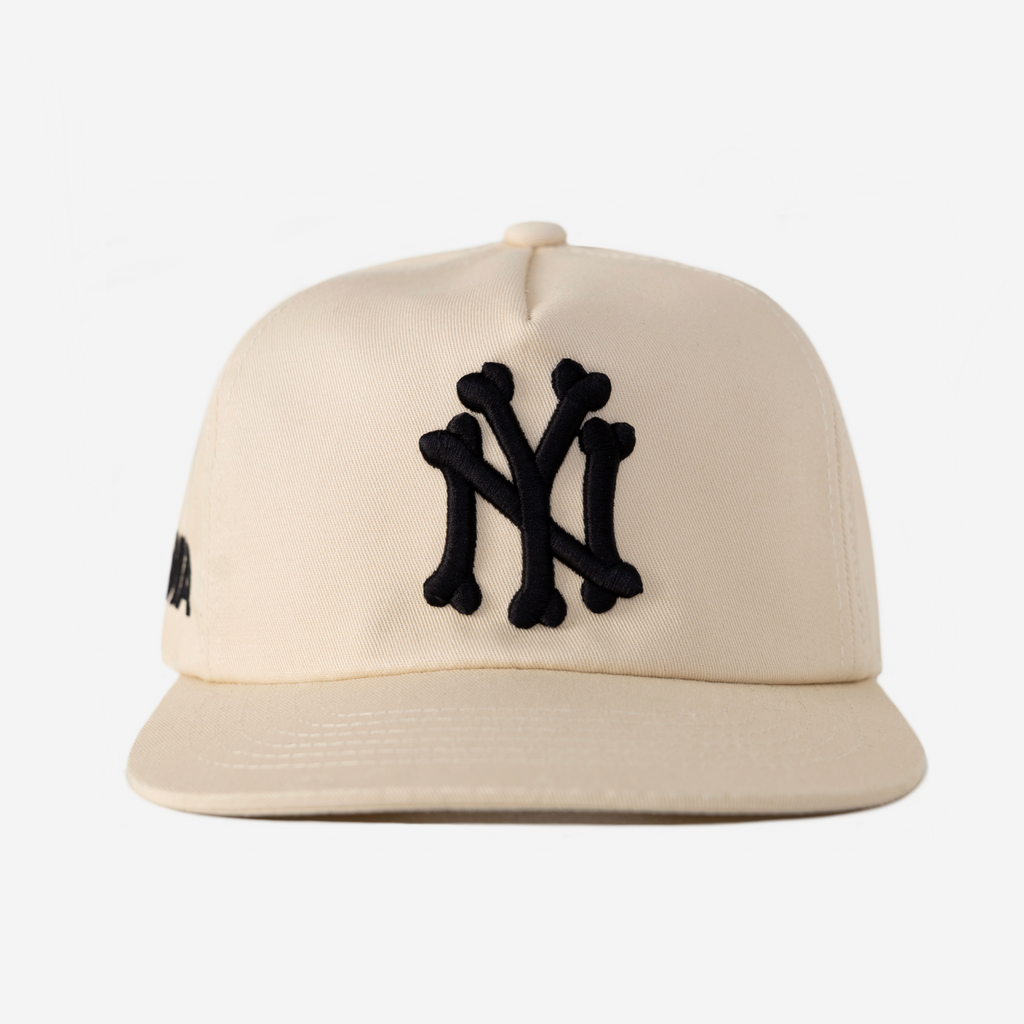 NY BONES HAT (CREAM)