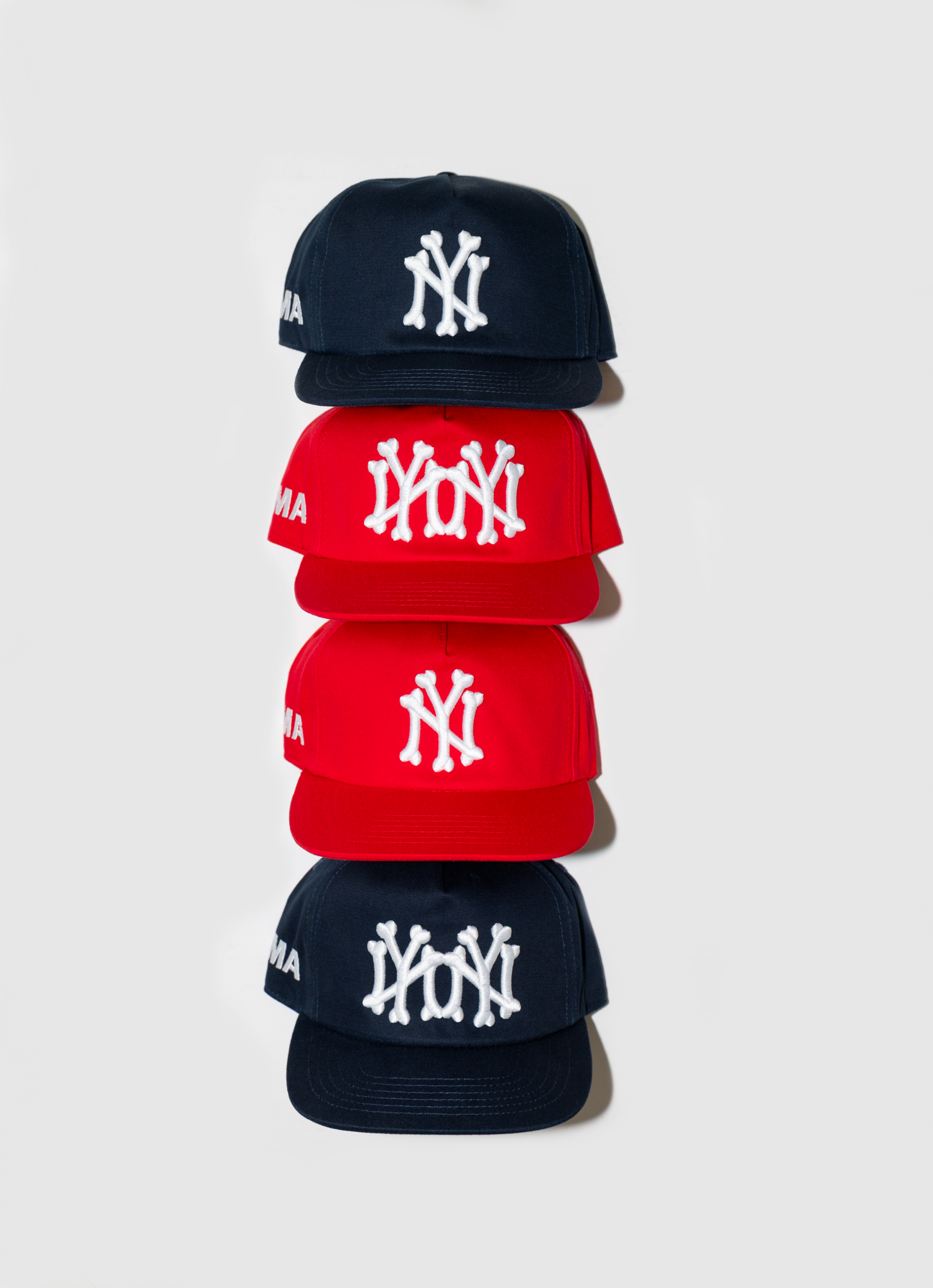 NY NY BONES HAT (NAVY)