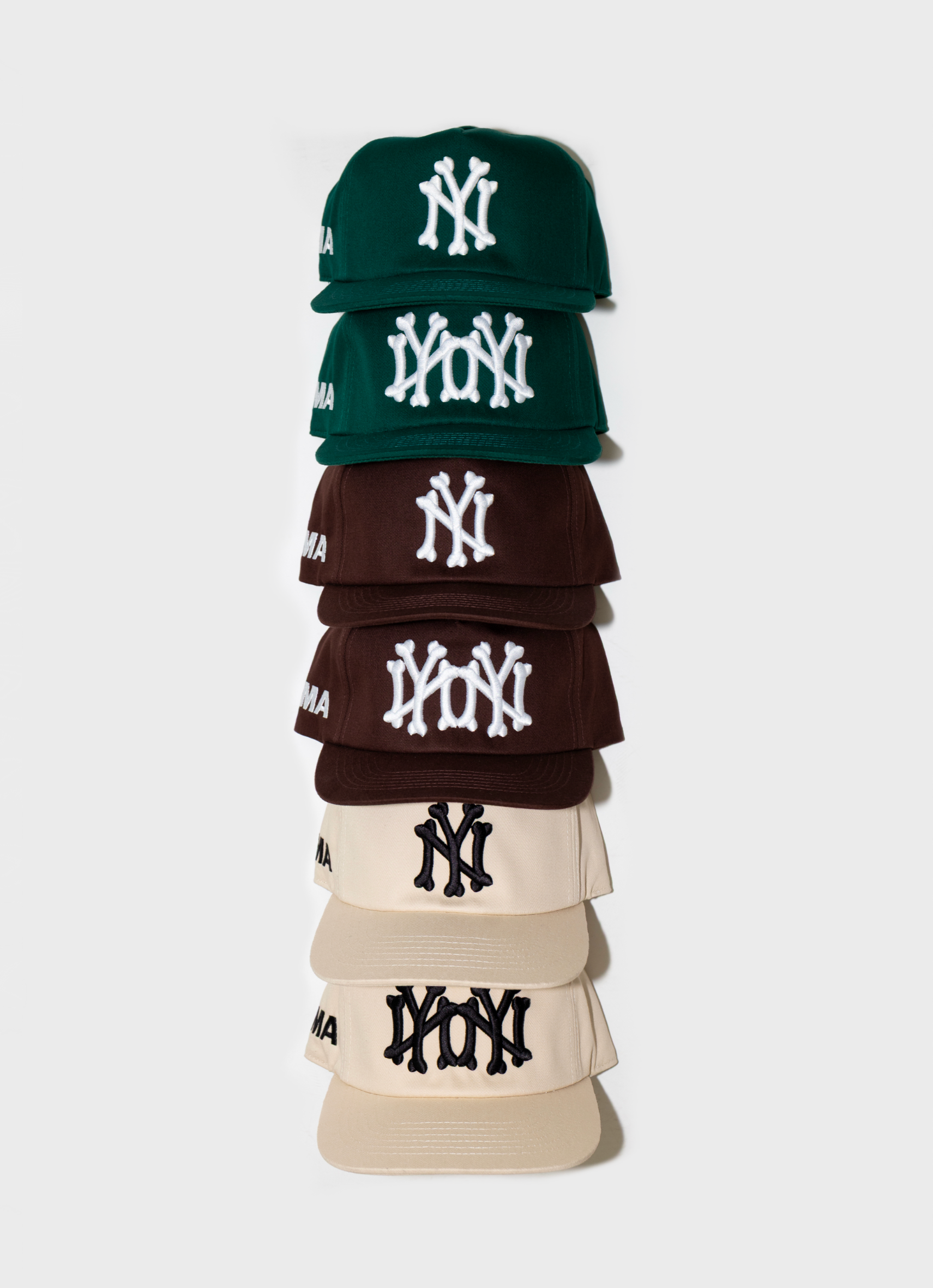 NY BONES HAT (FOREST)