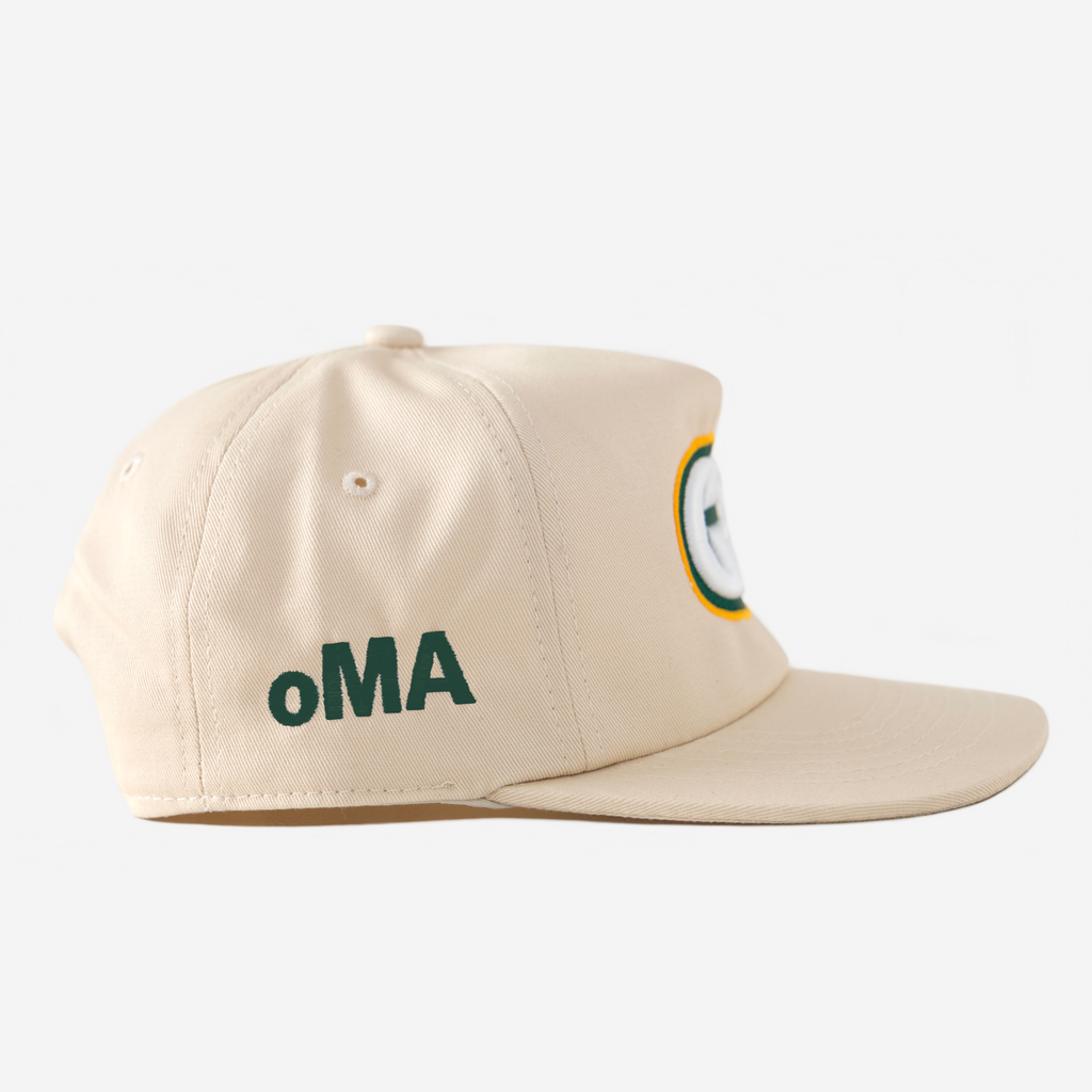 GREEN BAY DOUBLE G HAT (CREAM)
