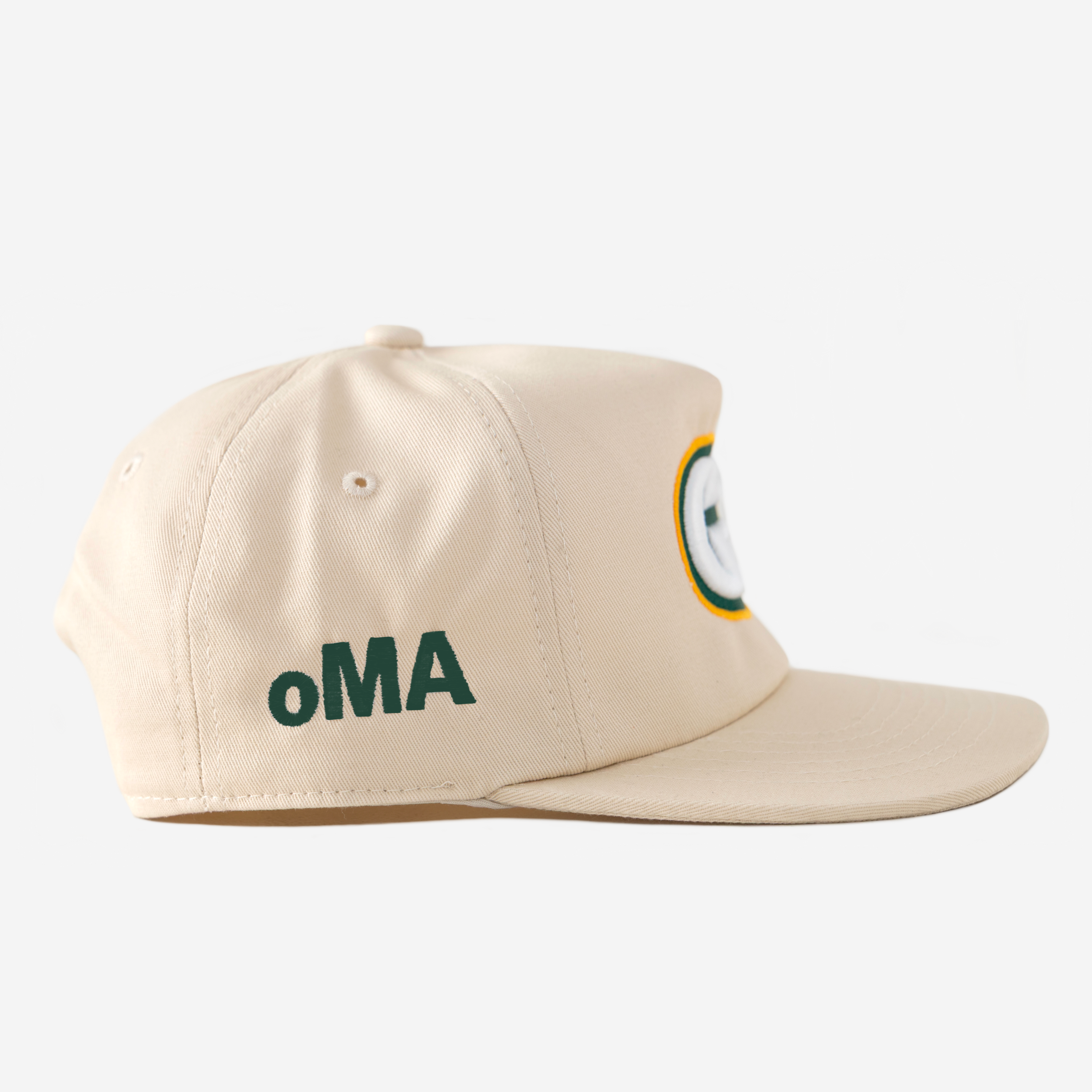 GREEN BAY DOUBLE G HAT (CREAM)
