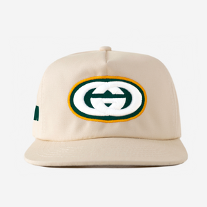 GREEN BAY DOUBLE G HAT (CREAM)