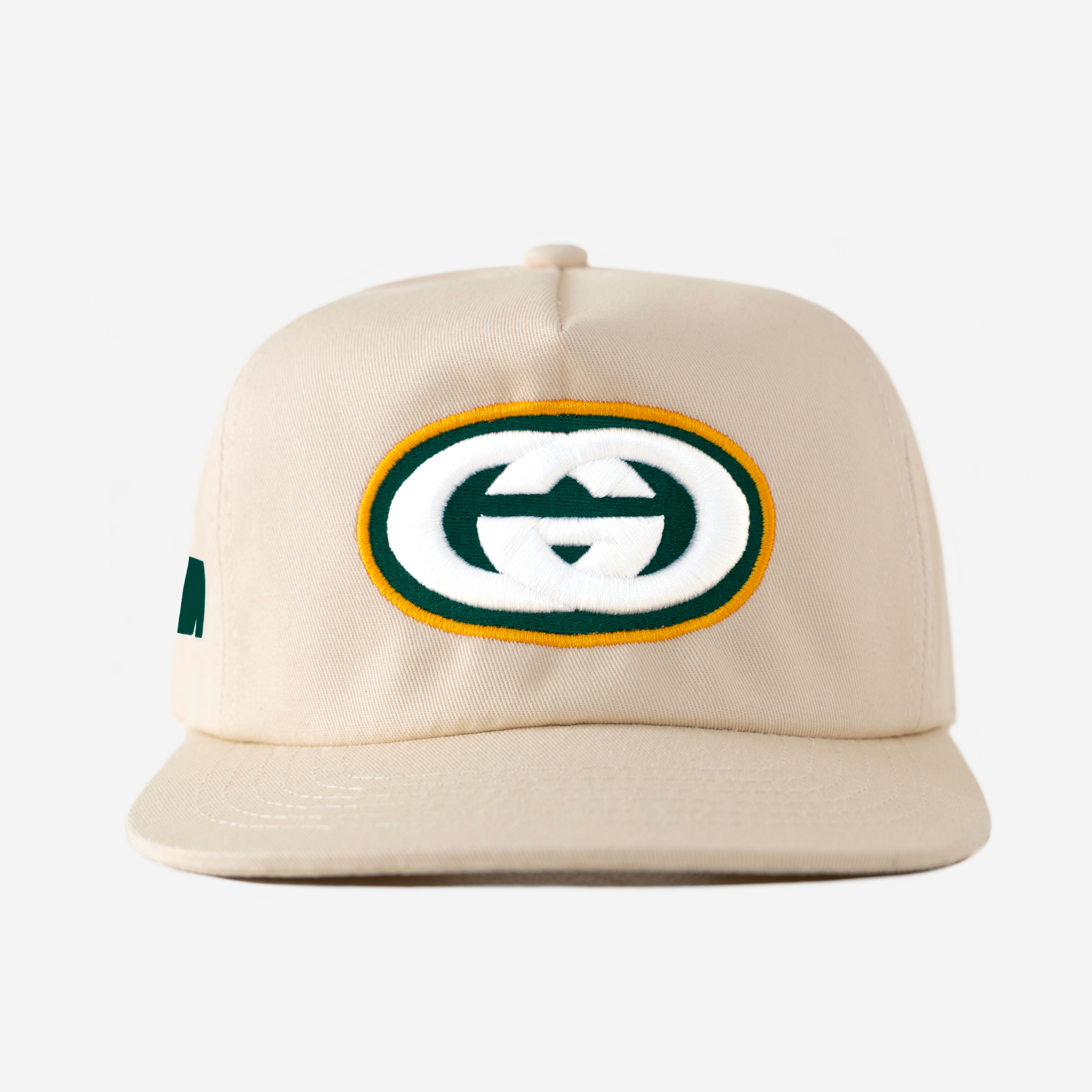 GREEN BAY DOUBLE G HAT (CREAM)