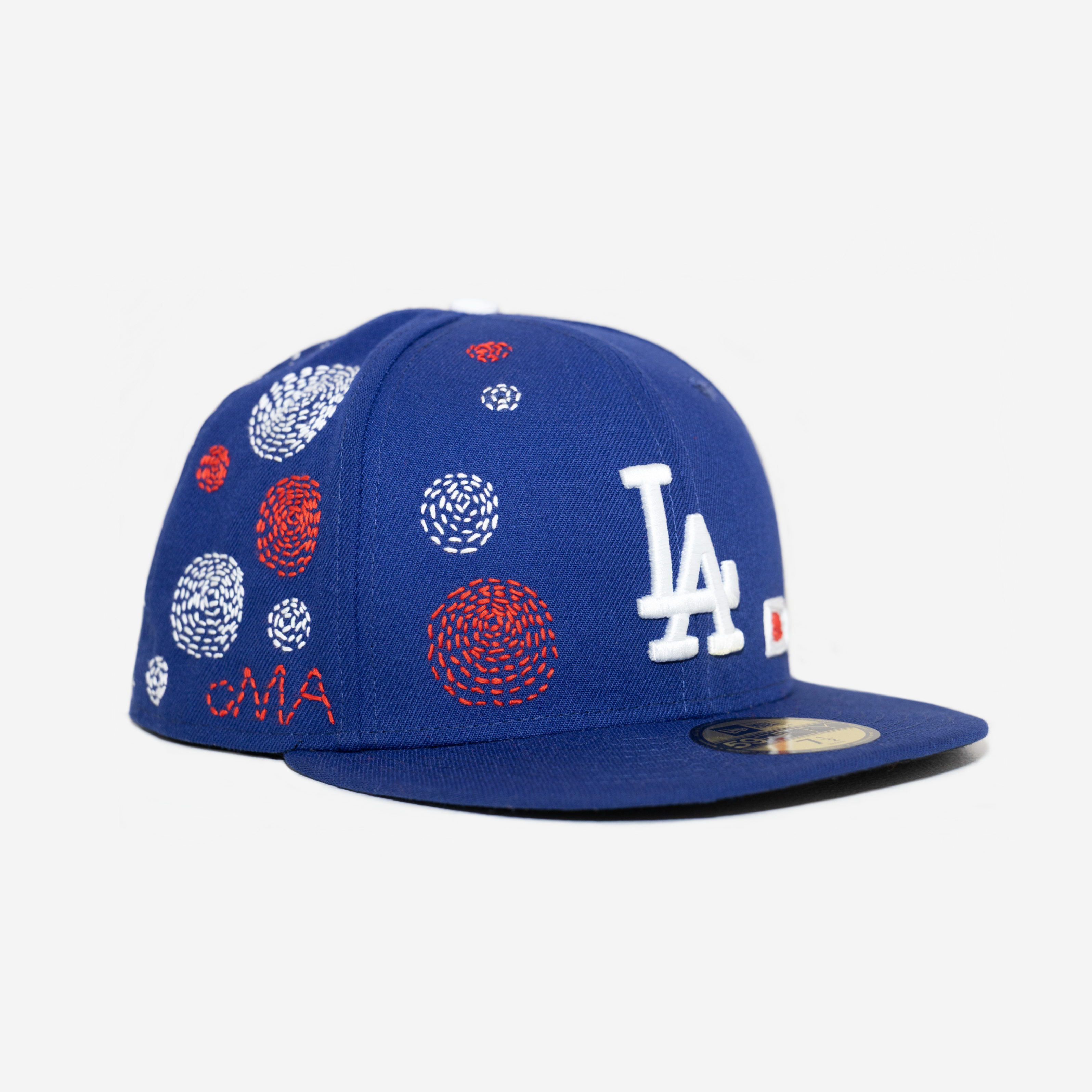LoS ANGELES DoDGERS SASHIKo EMBRoIDERED FITTED HAT (BLUE)