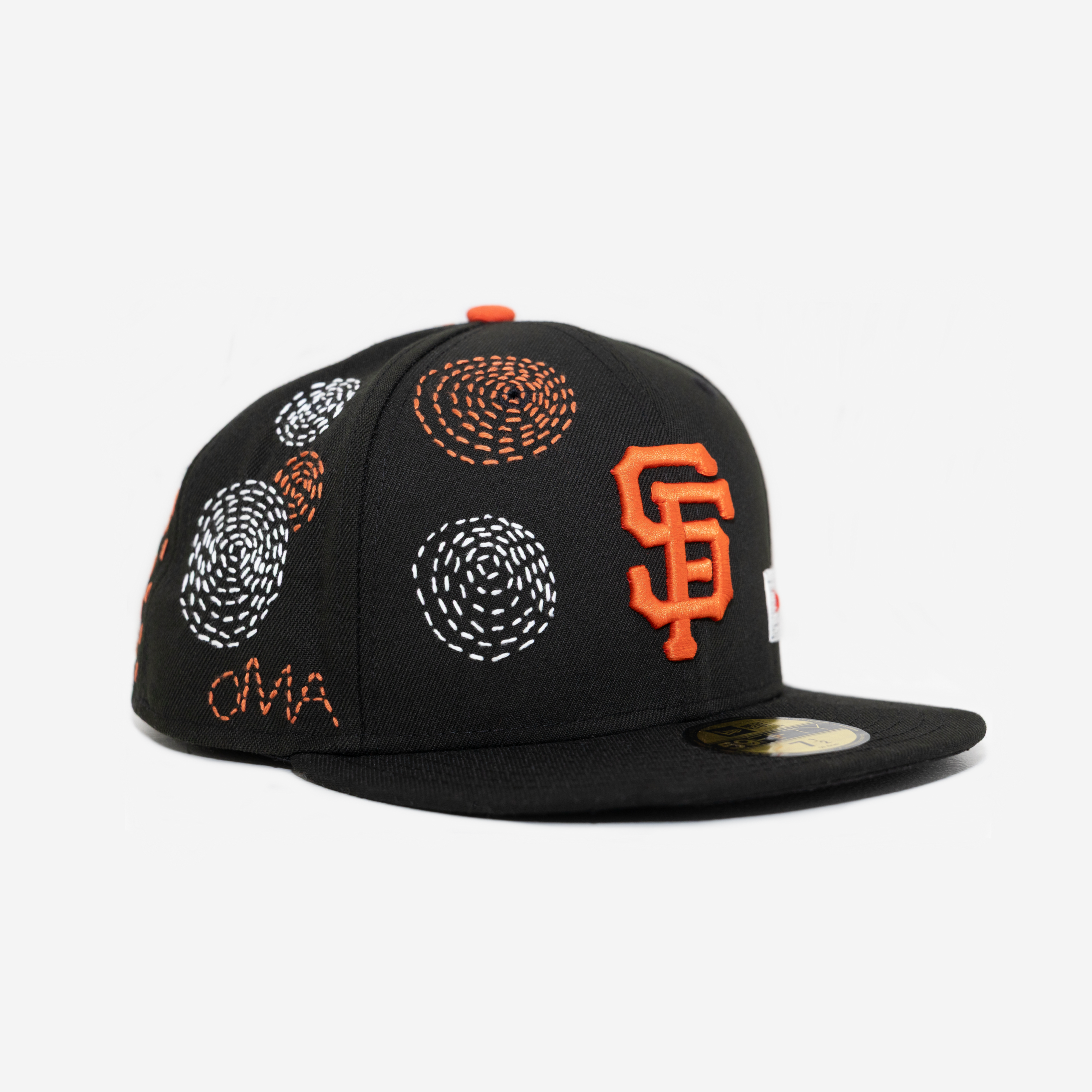 SAN FRANCISCo GIANTS SASHIKo EMBRoIDERED FITTED HAT (BLACK)