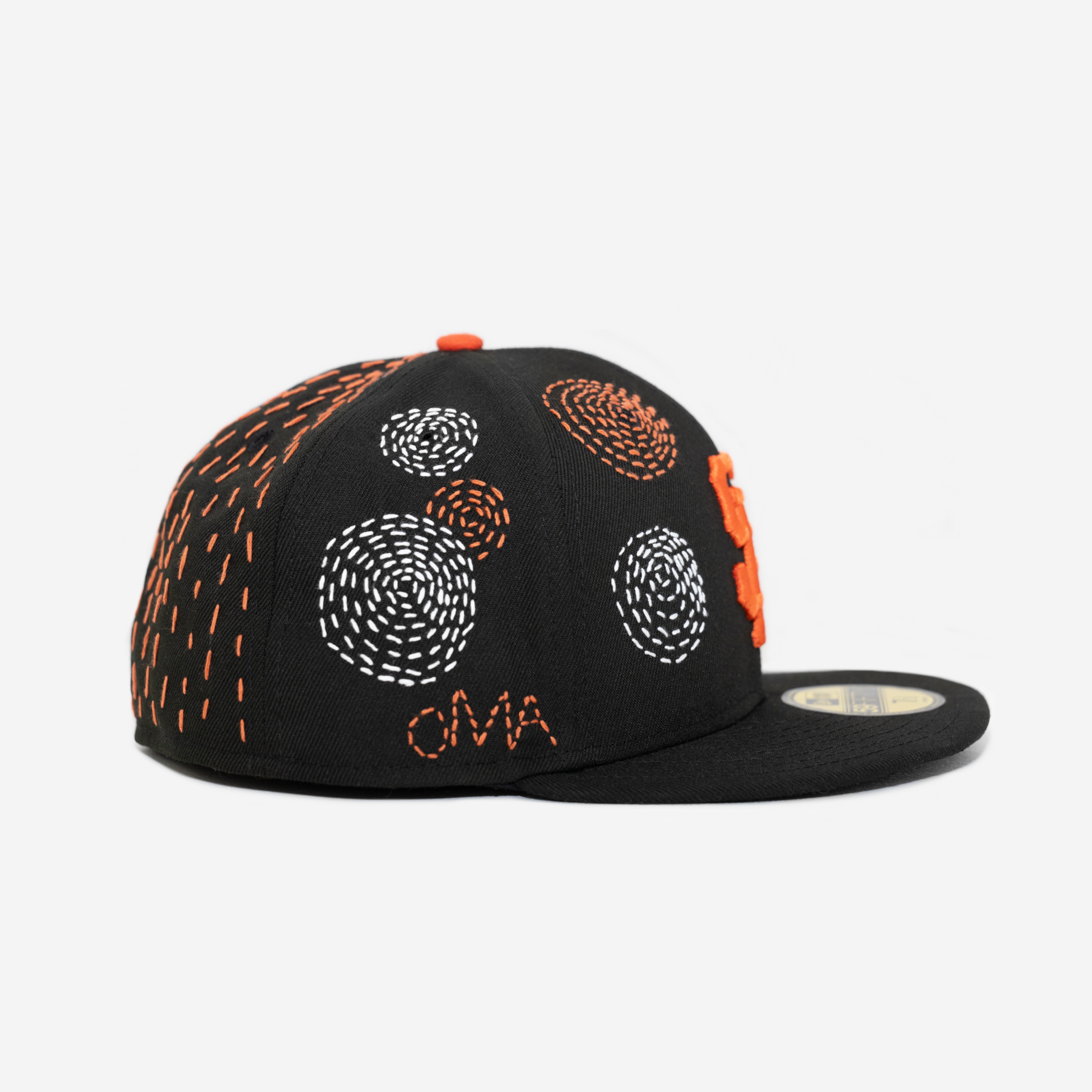 SAN FRANCISCo GIANTS SASHIKo EMBRoIDERED FITTED HAT (BLACK)