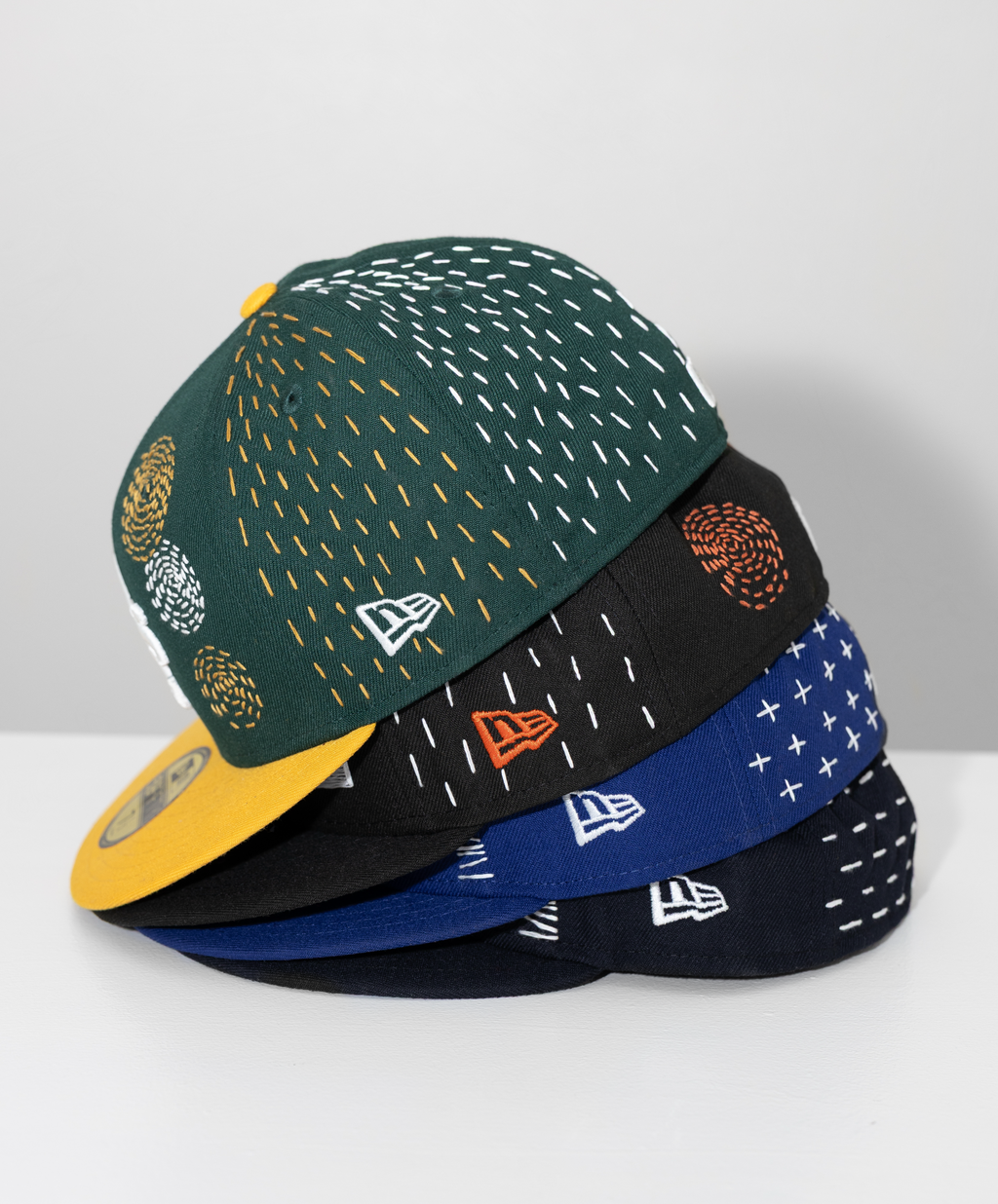 SAN FRANCISCo GIANTS SASHIKo EMBRoIDERED FITTED HAT (BLACK)