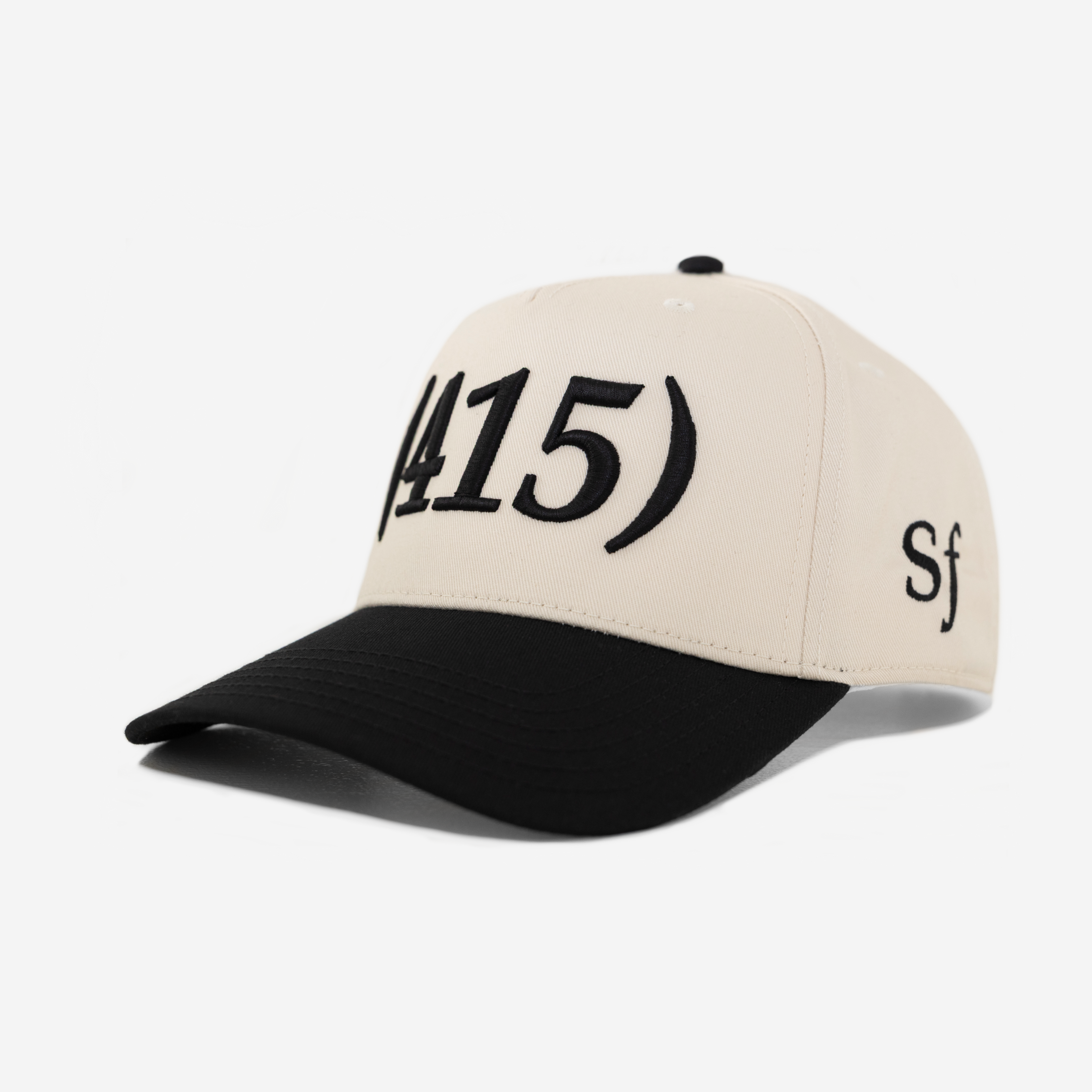 415 AREA CoDE HAT (CREAM/BLK)