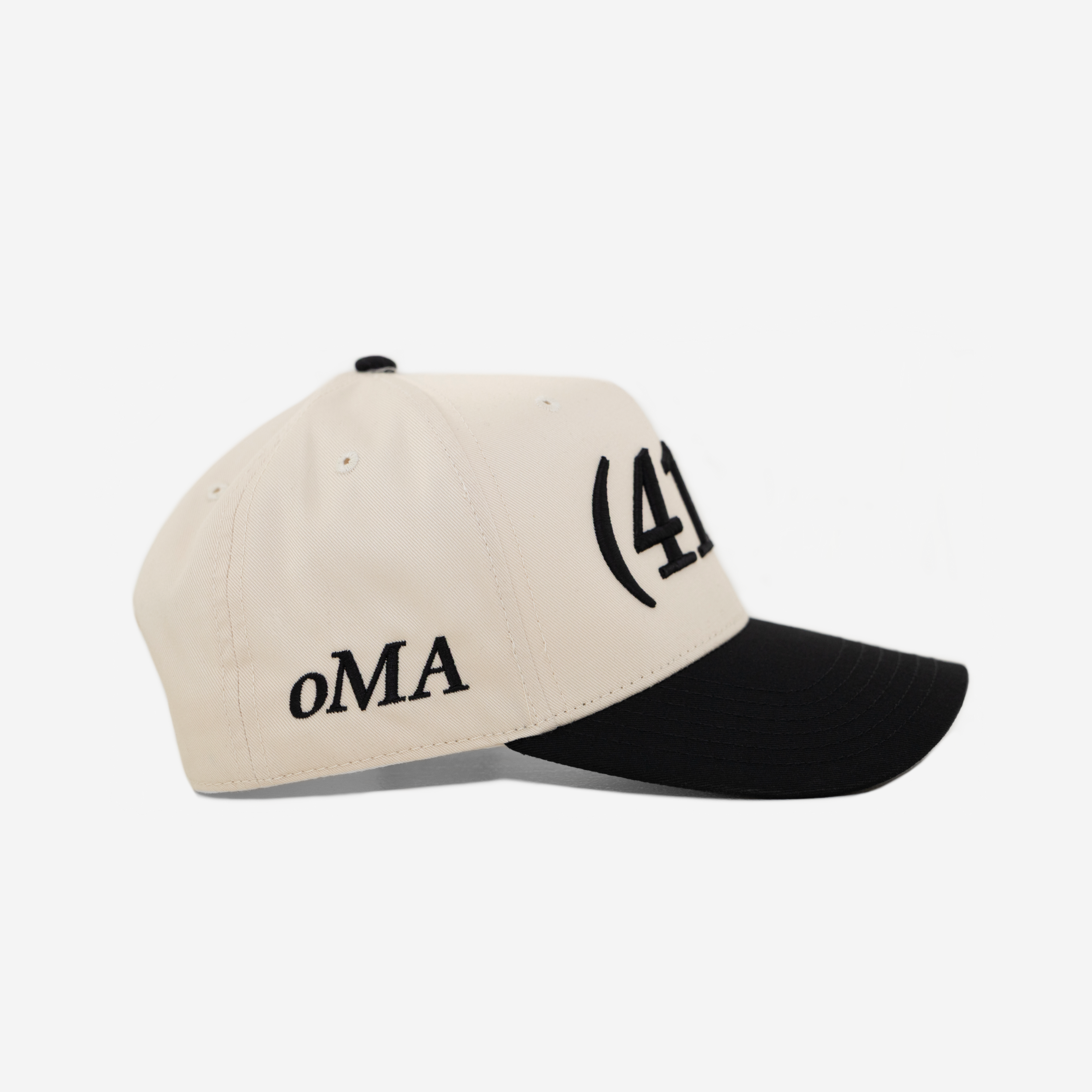 415 AREA CoDE HAT (CREAM/BLK)