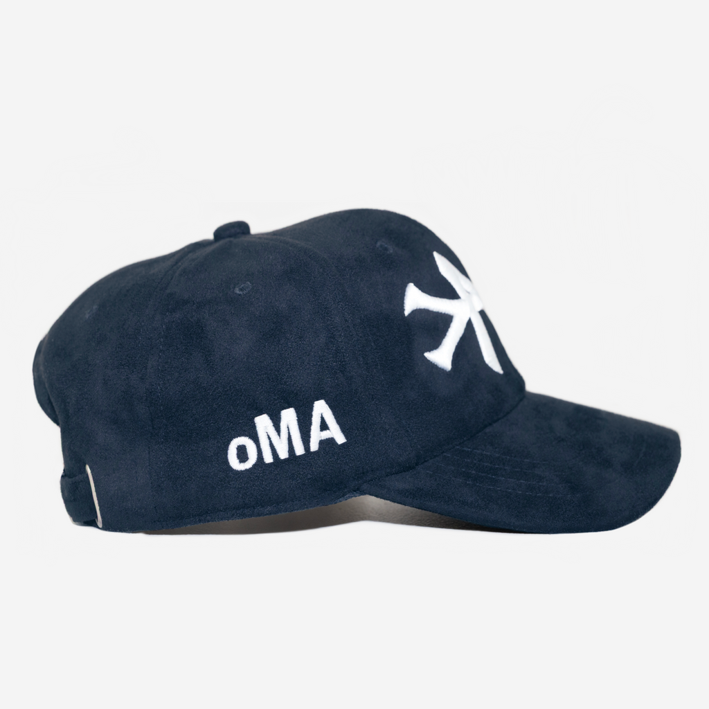 NY SUEDE HAT (NAVY)
