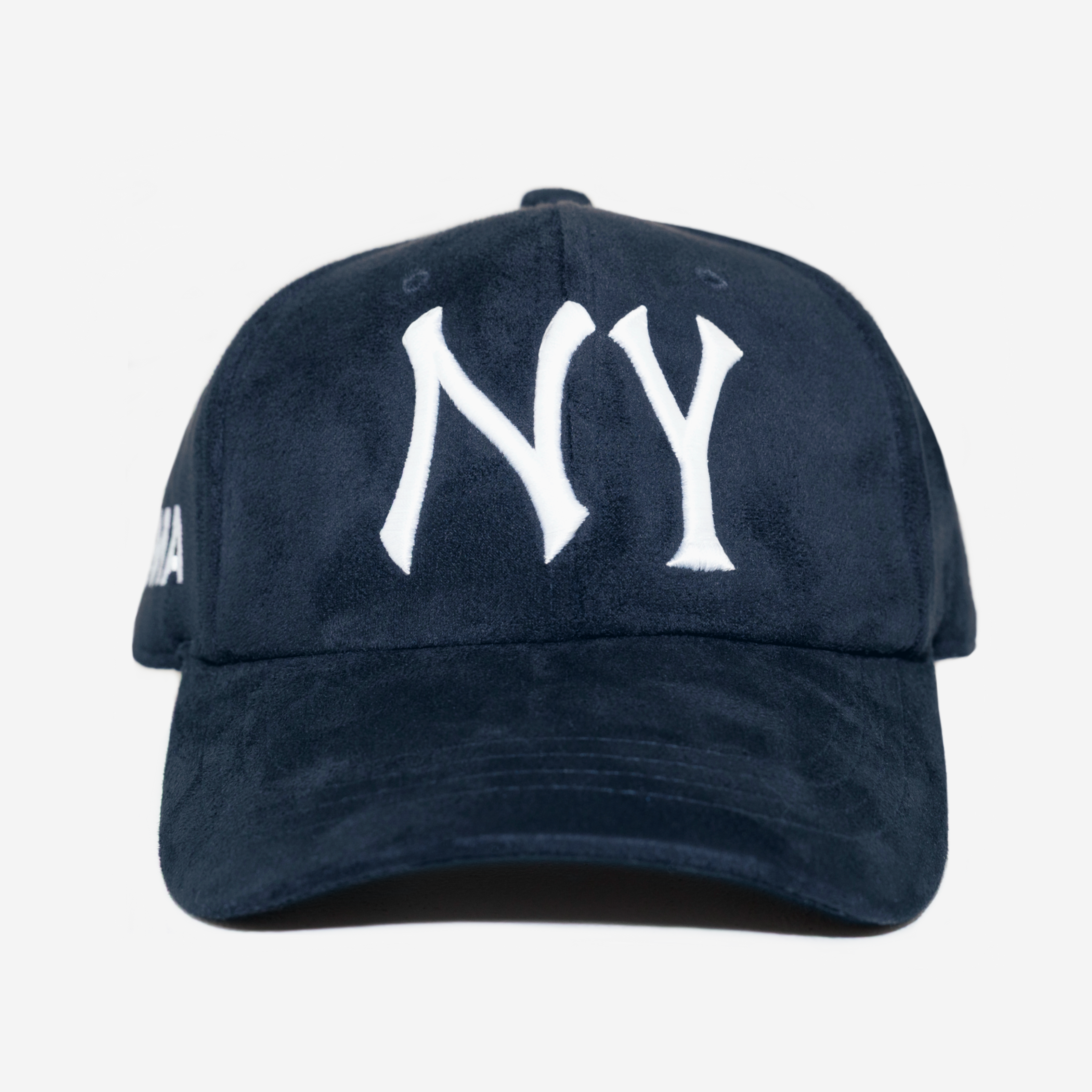 NY SUEDE HAT (NAVY)