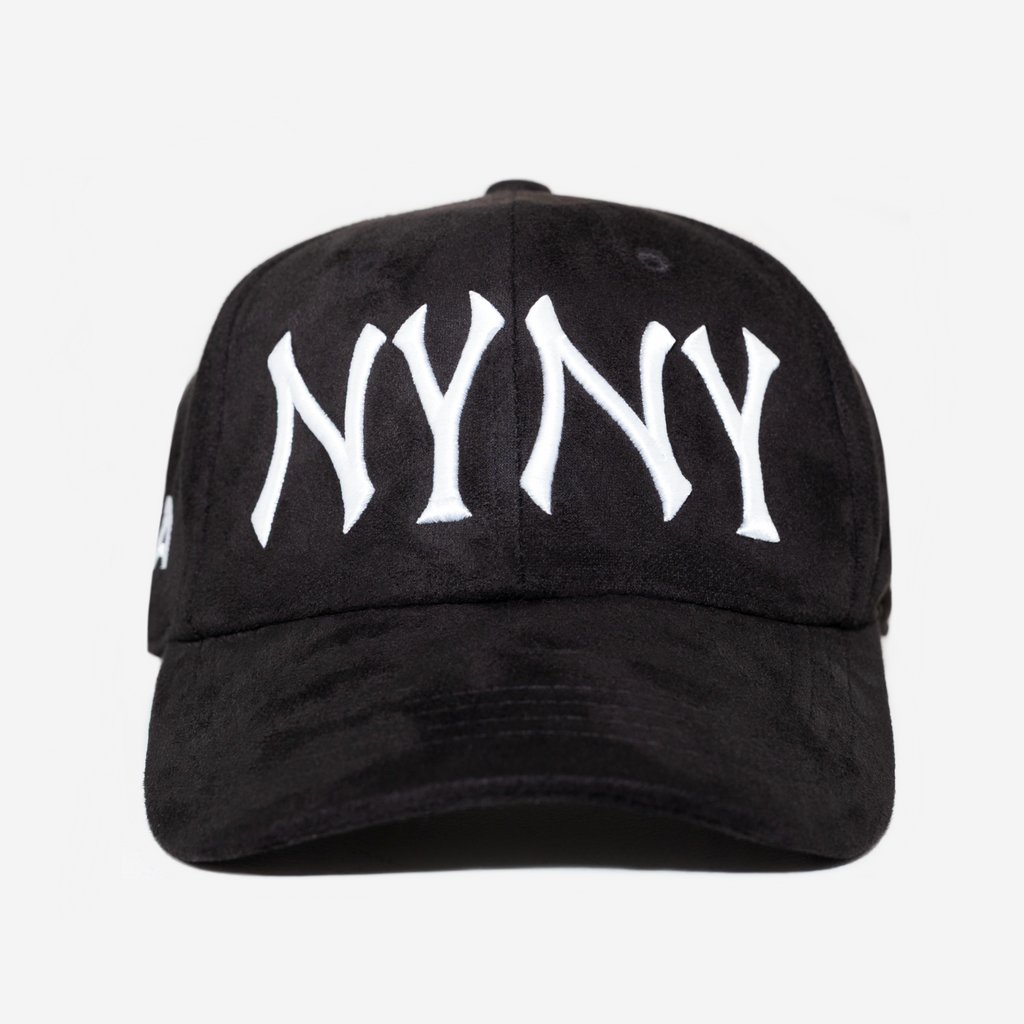 NY NY SUEDE HAT (BLACK)