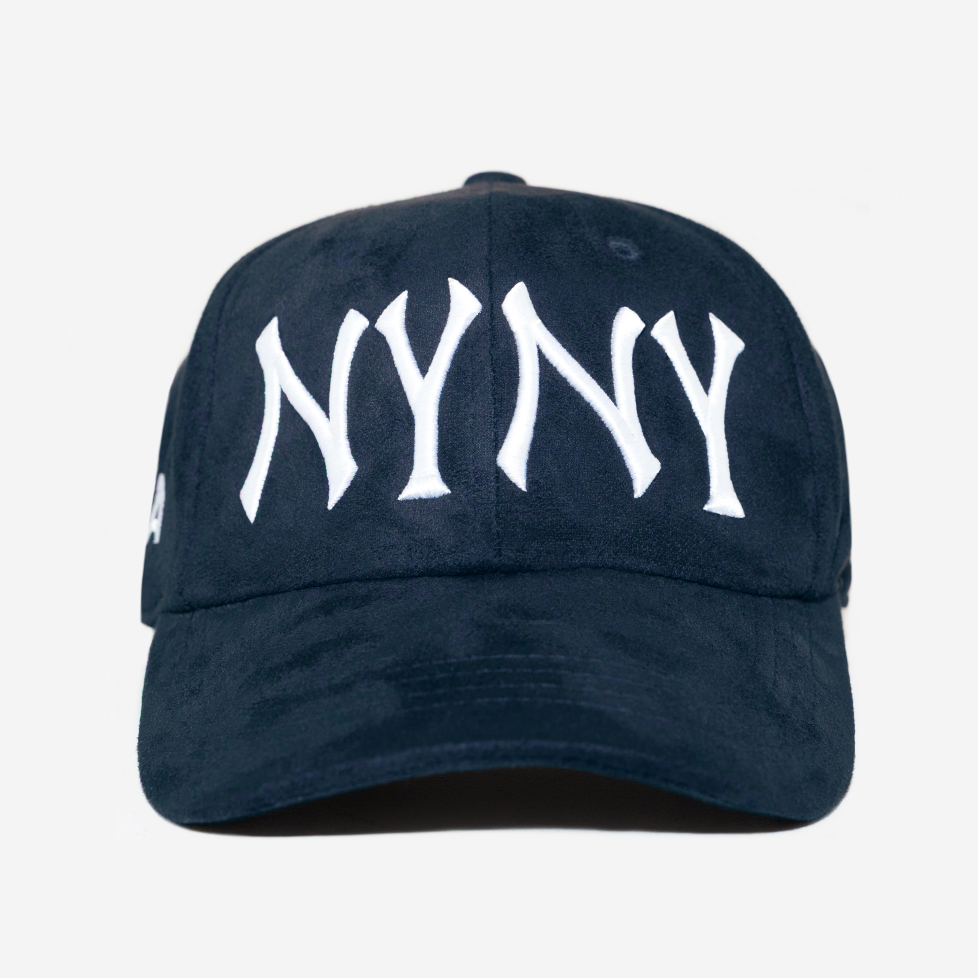 NY NY SUEDE HAT (NAVY)