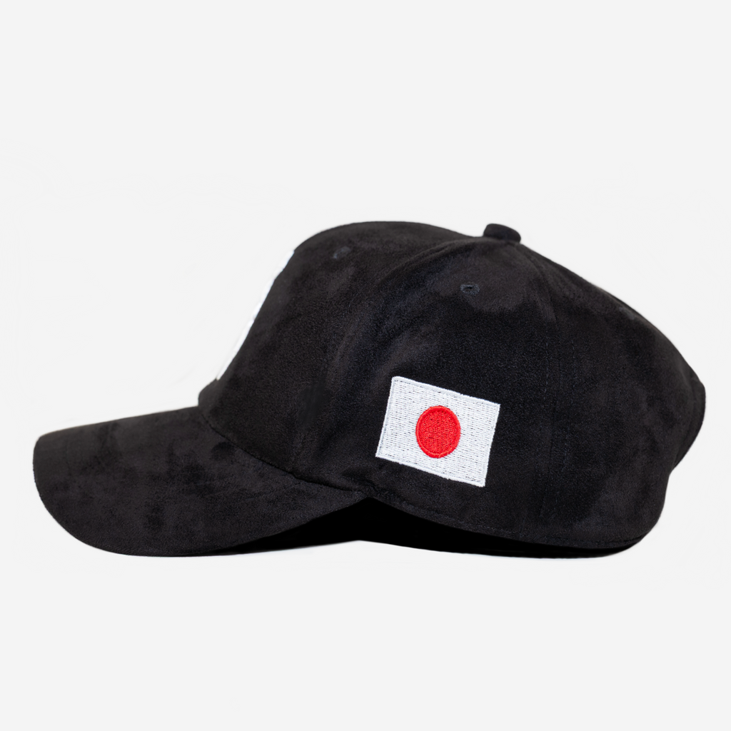 LA KATAKANA JAPAN SUEDE HAT (BLACK)