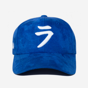LA KATAKANA JAPAN SUEDE HAT (BLUE)