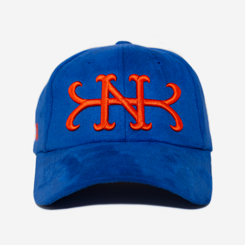 QUEENS SUEDE HAT (BLUE)
