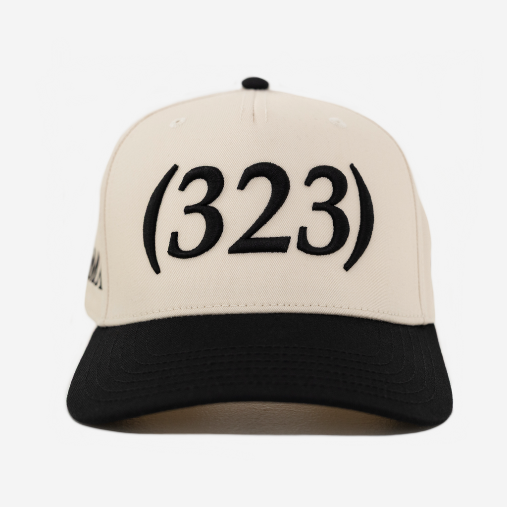 323 AREA CoDE HAT (CREAM/BLK)