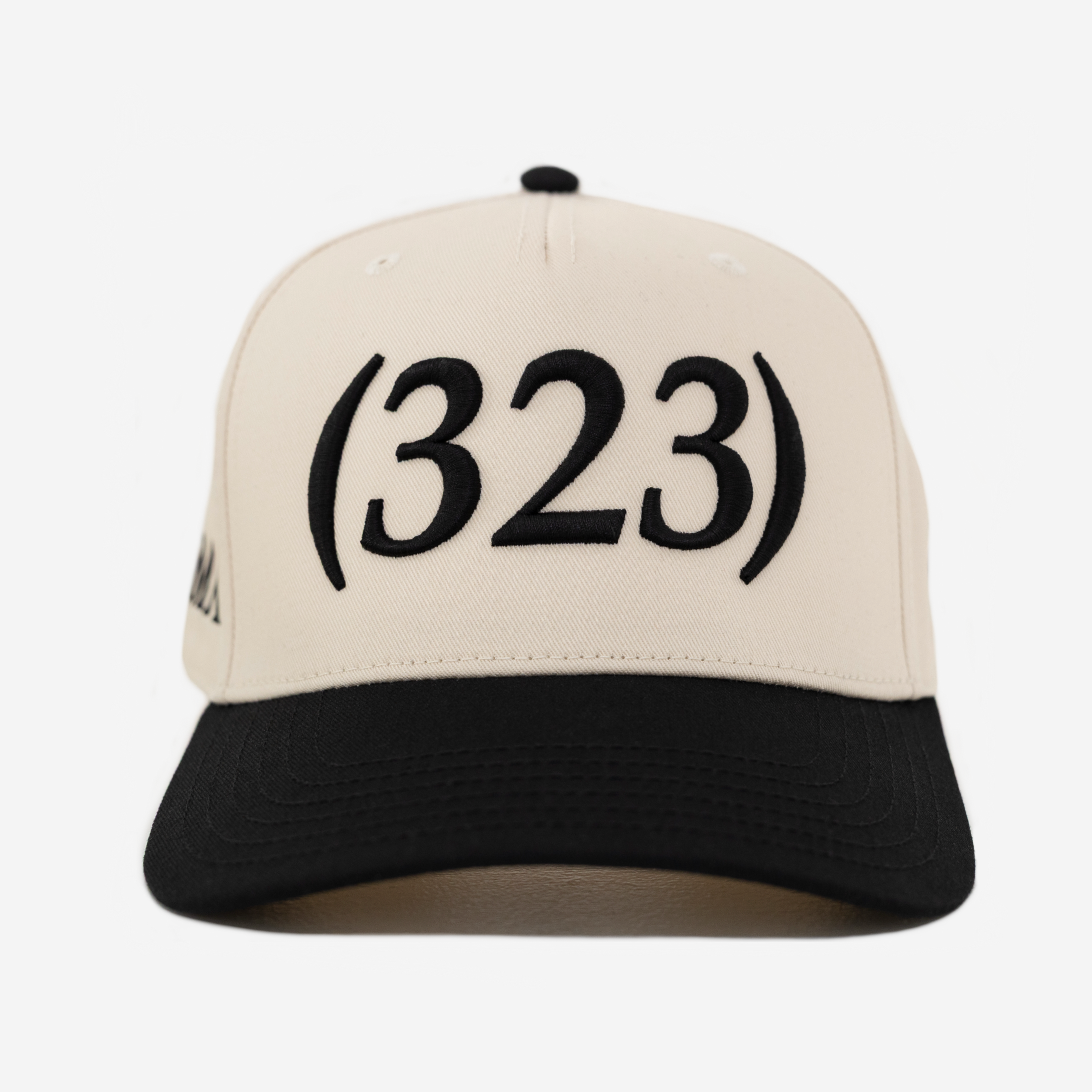 323 AREA CoDE HAT (CREAM/BLK)