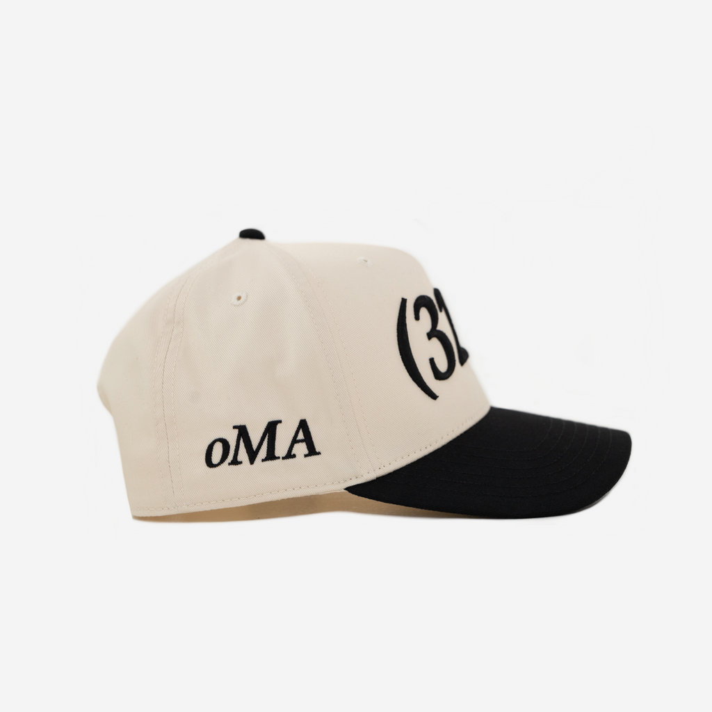 323 AREA CoDE HAT (CREAM/BLK)