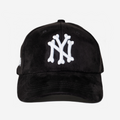 NY BONES SUEDE HAT (BLACK)