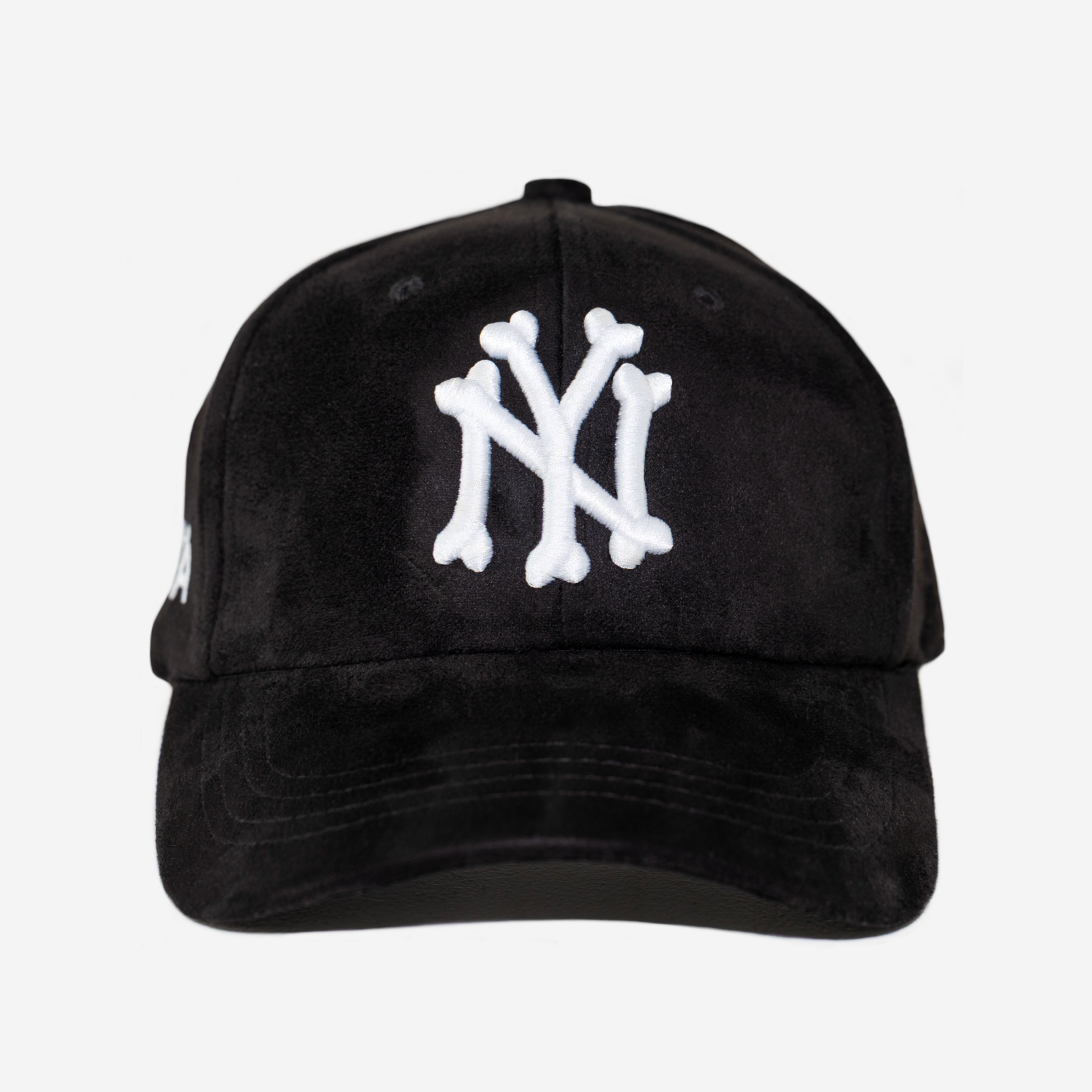 NY BONES SUEDE HAT (BLACK)