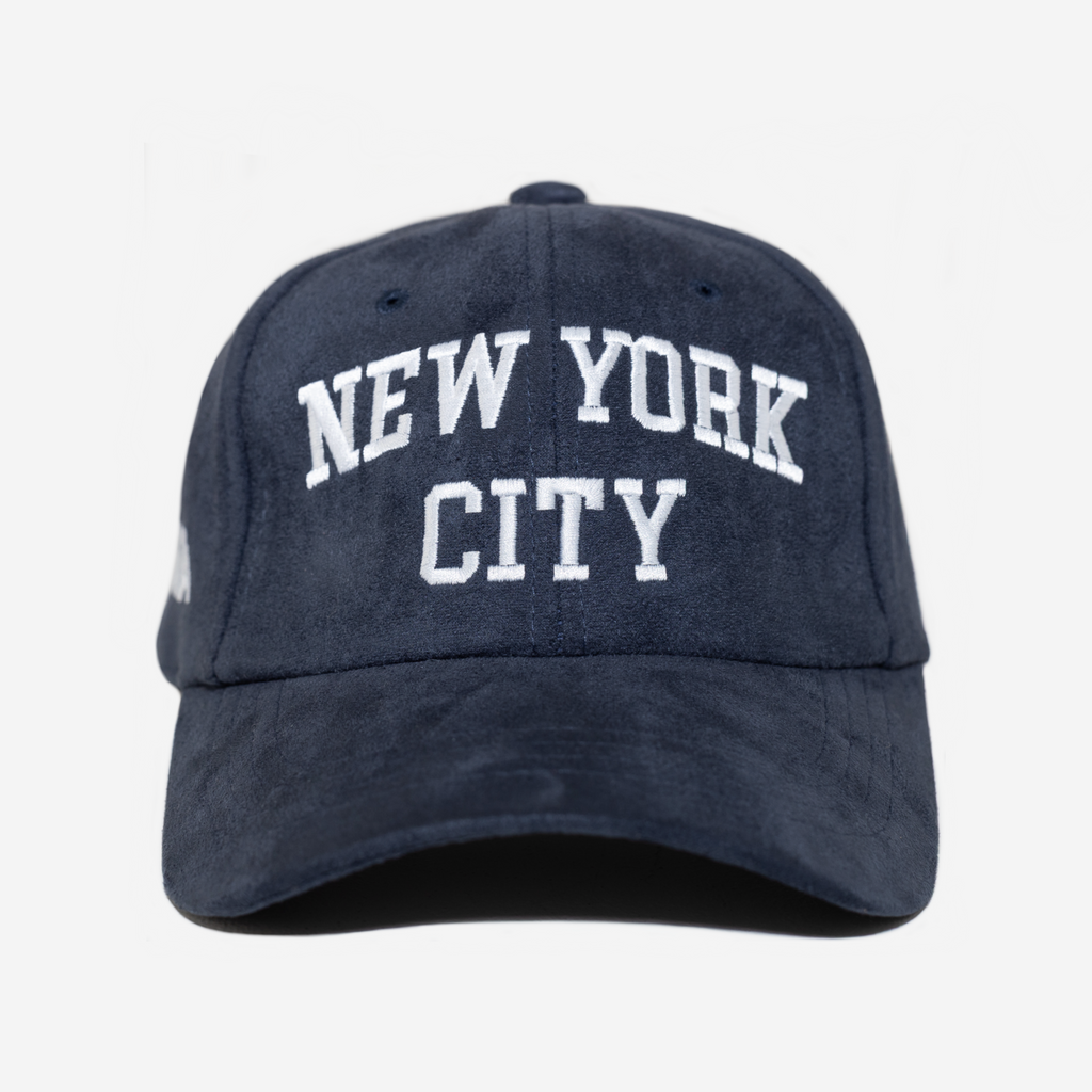 NEW YORK CITY SUEDE HAT (NAVY)