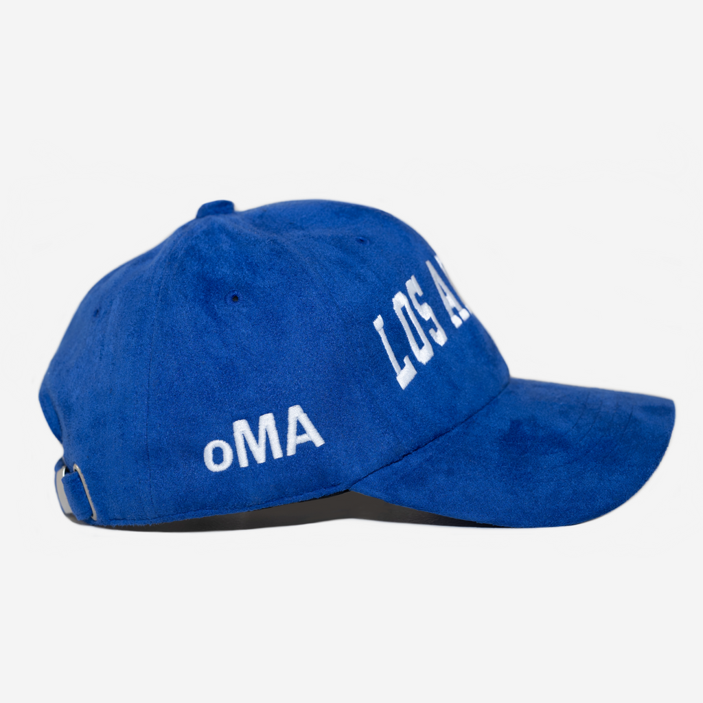 LOS ANGELES SUEDE HAT (BLUE)