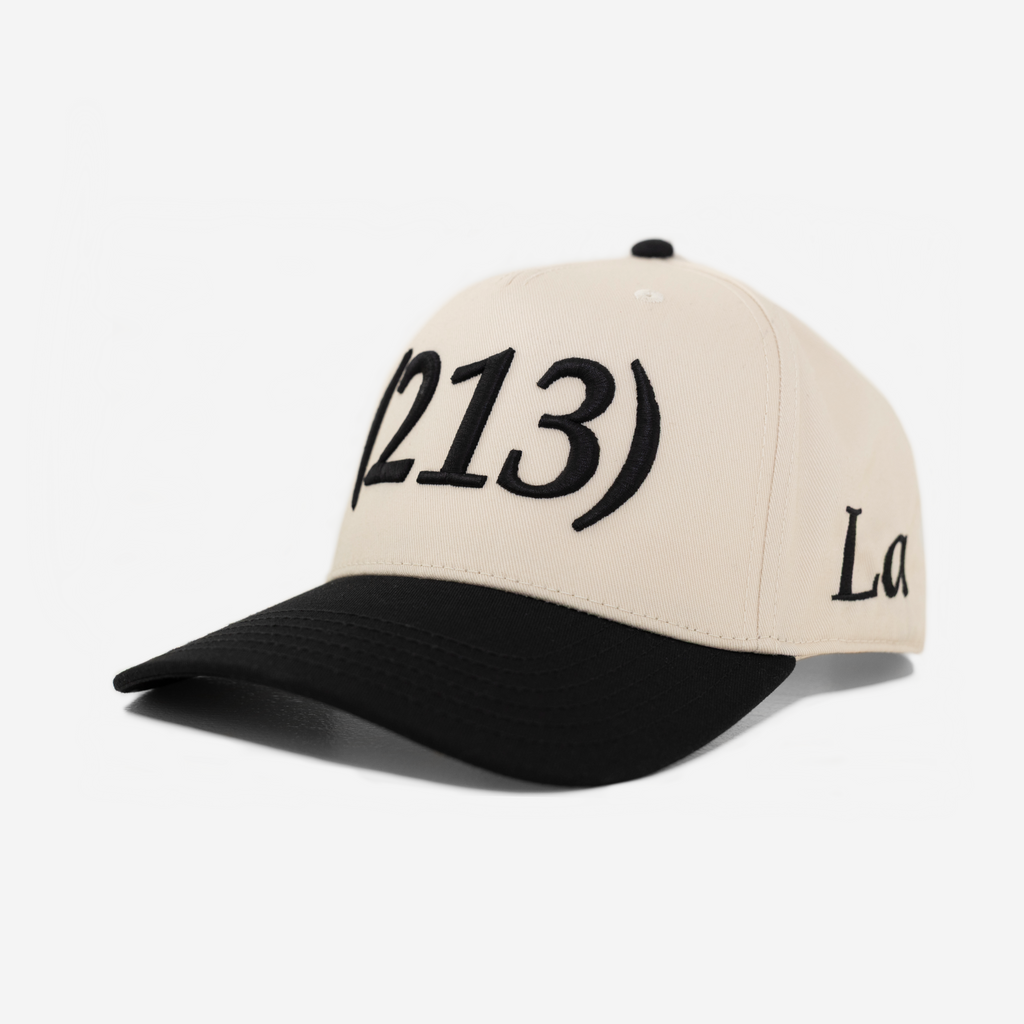 213 AREA CoDE HAT (CREAM/BLK)