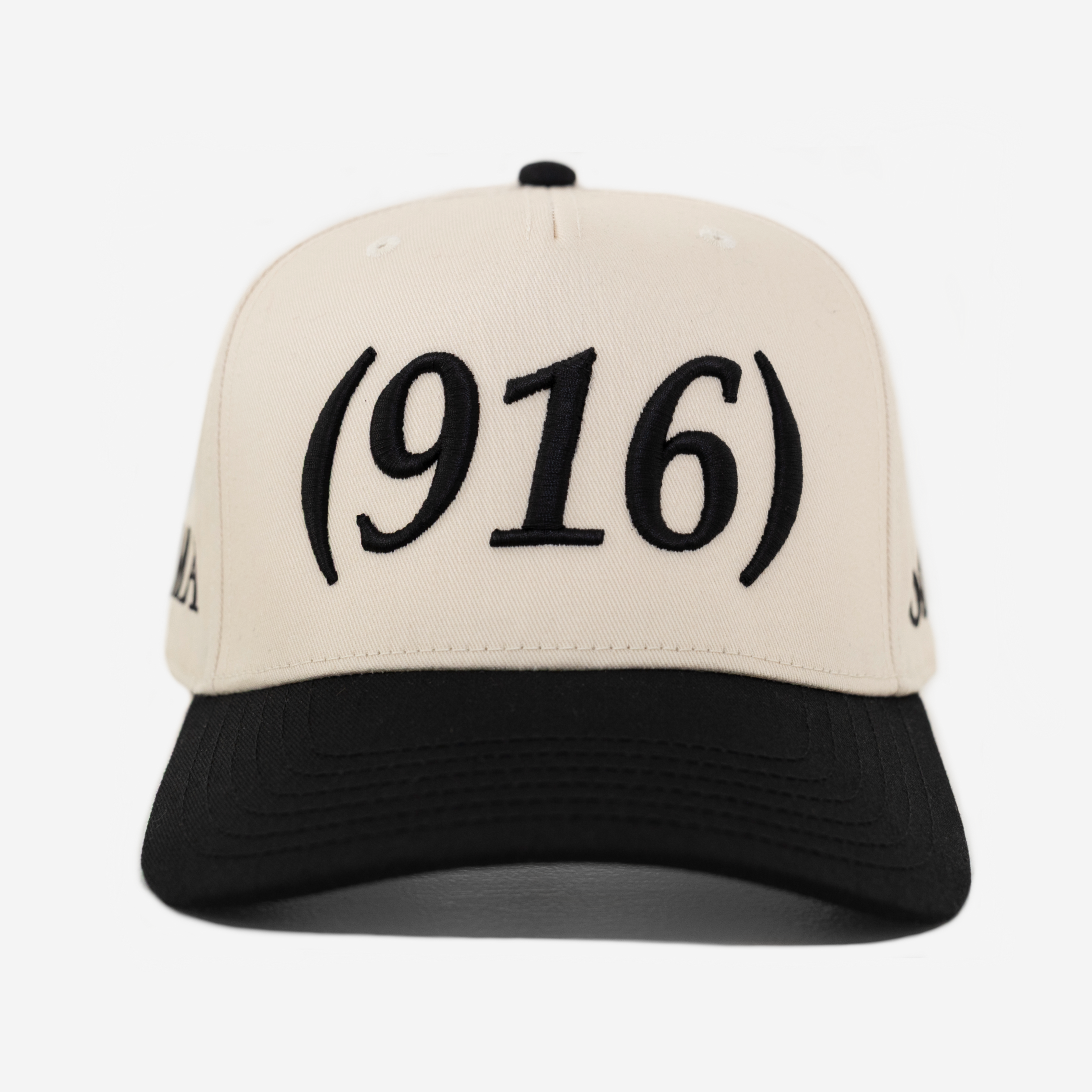 916 AREA CoDE HAT (CREAM/BLK)