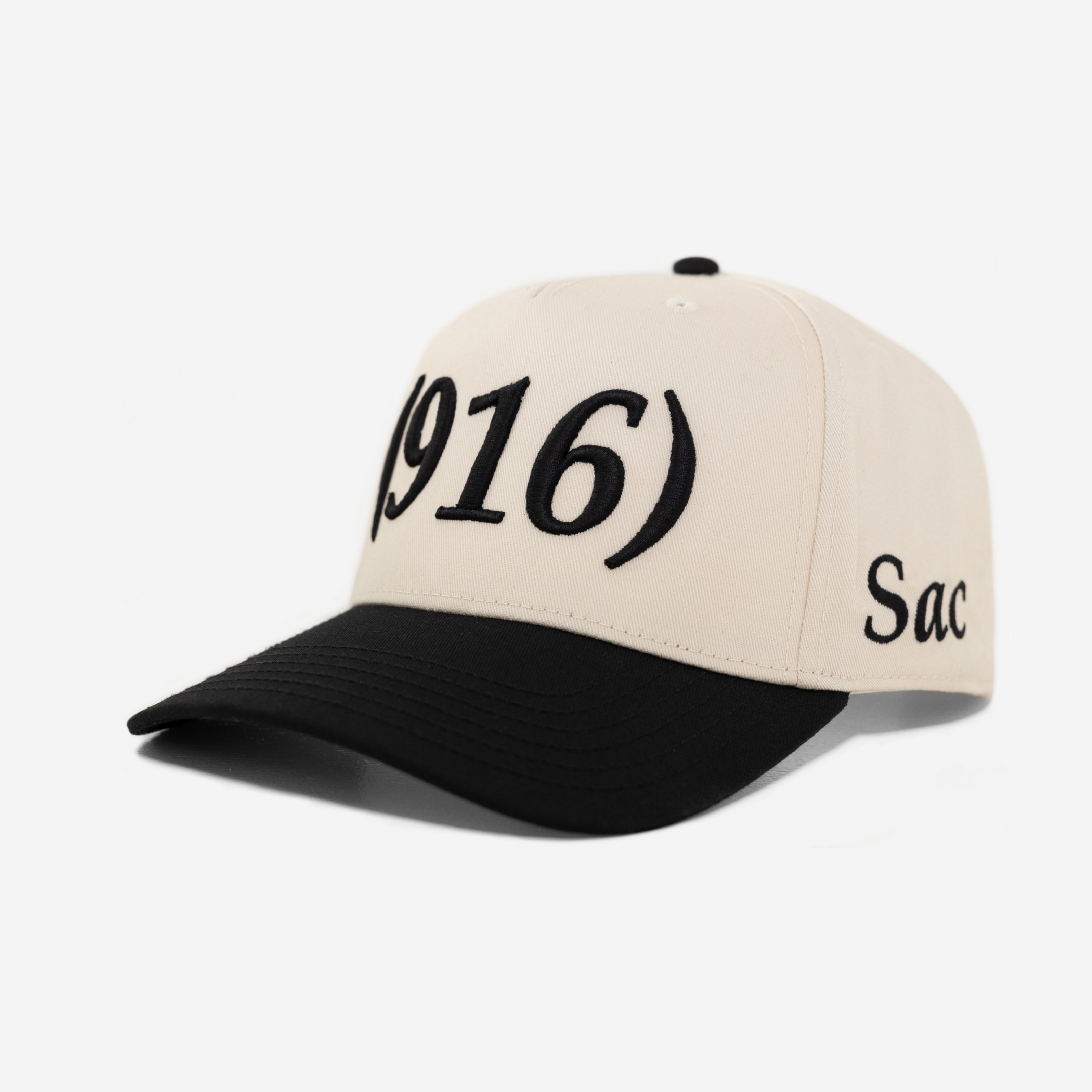 916 AREA CoDE HAT (CREAM/BLK)