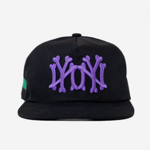 NY NY BONES HAT (MIDNIGHT)