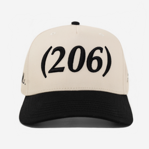 206 AREA CoDE HAT (CREAM/BLK)