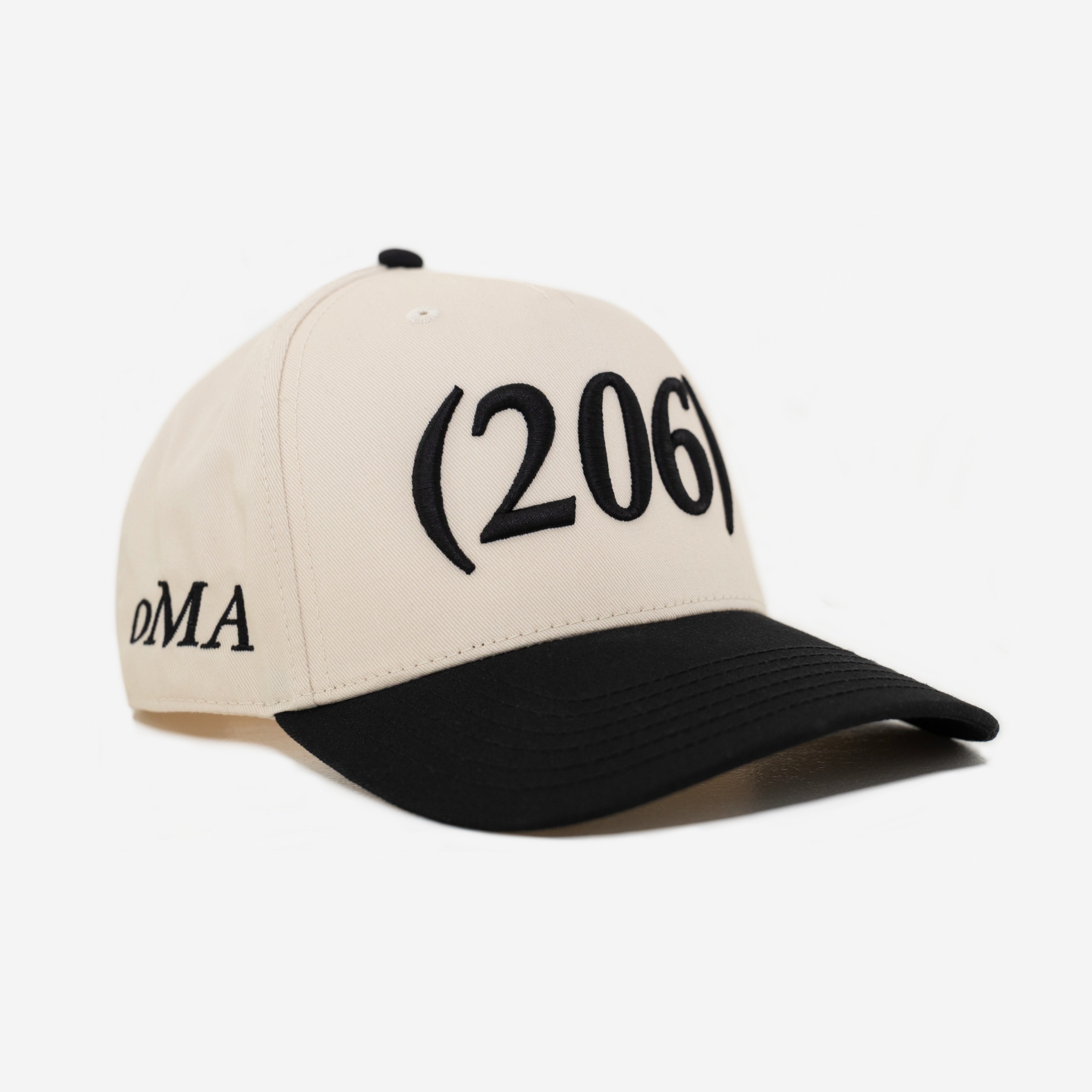 206 AREA CoDE HAT (CREAM/BLK)