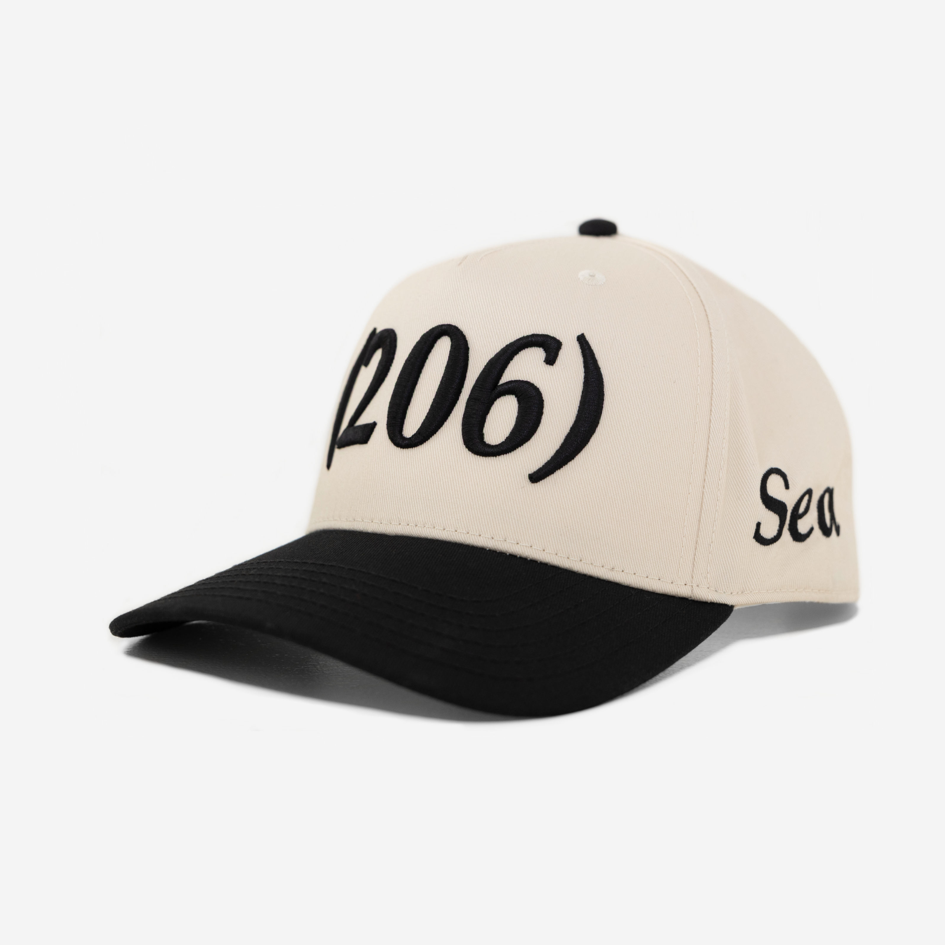 206 AREA CoDE HAT (CREAM/BLK)