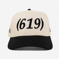 619 SAN DIEGo AREA CoDE HAT (CREAM/BLK)