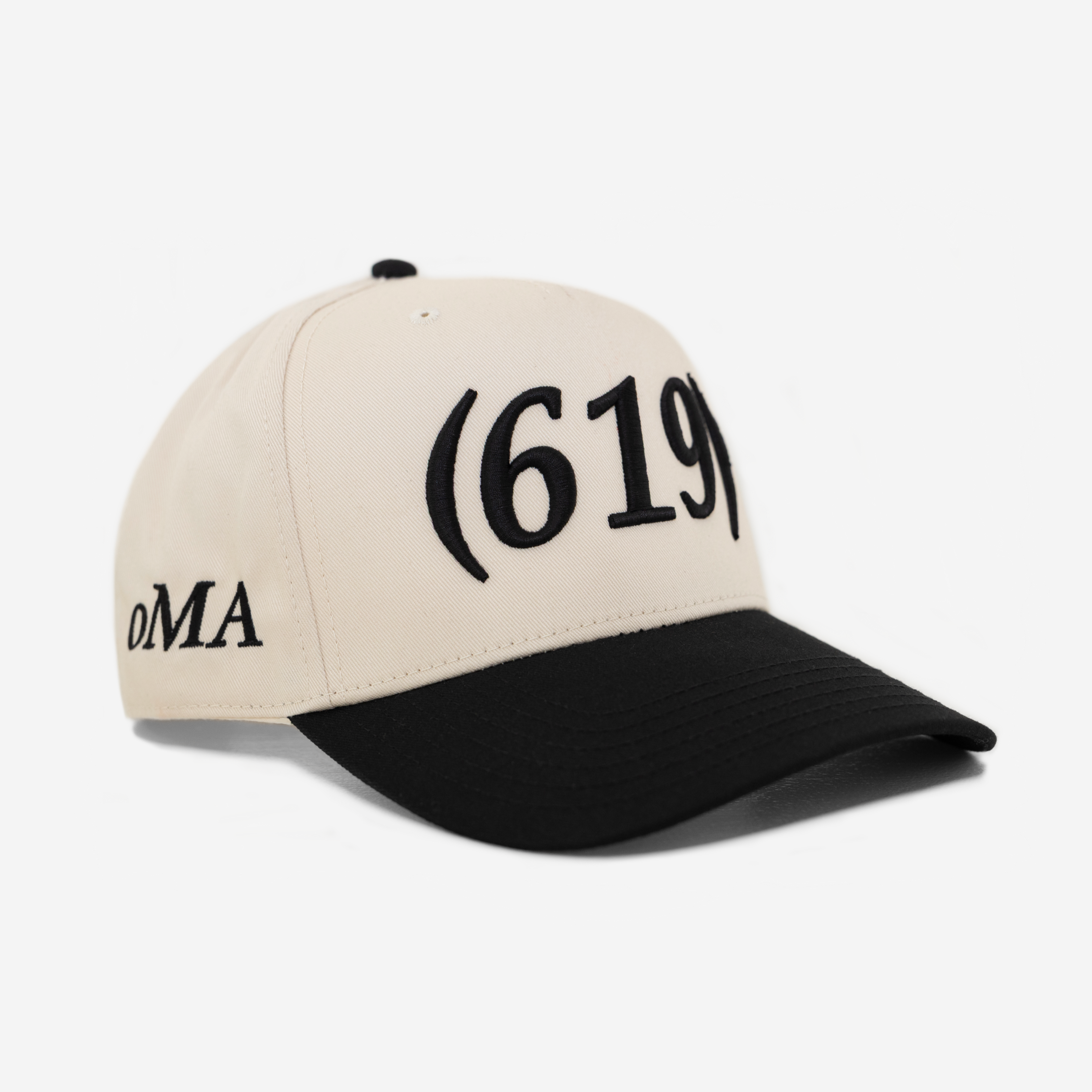 619 AREA CoDE HAT (CREAM/BLK)