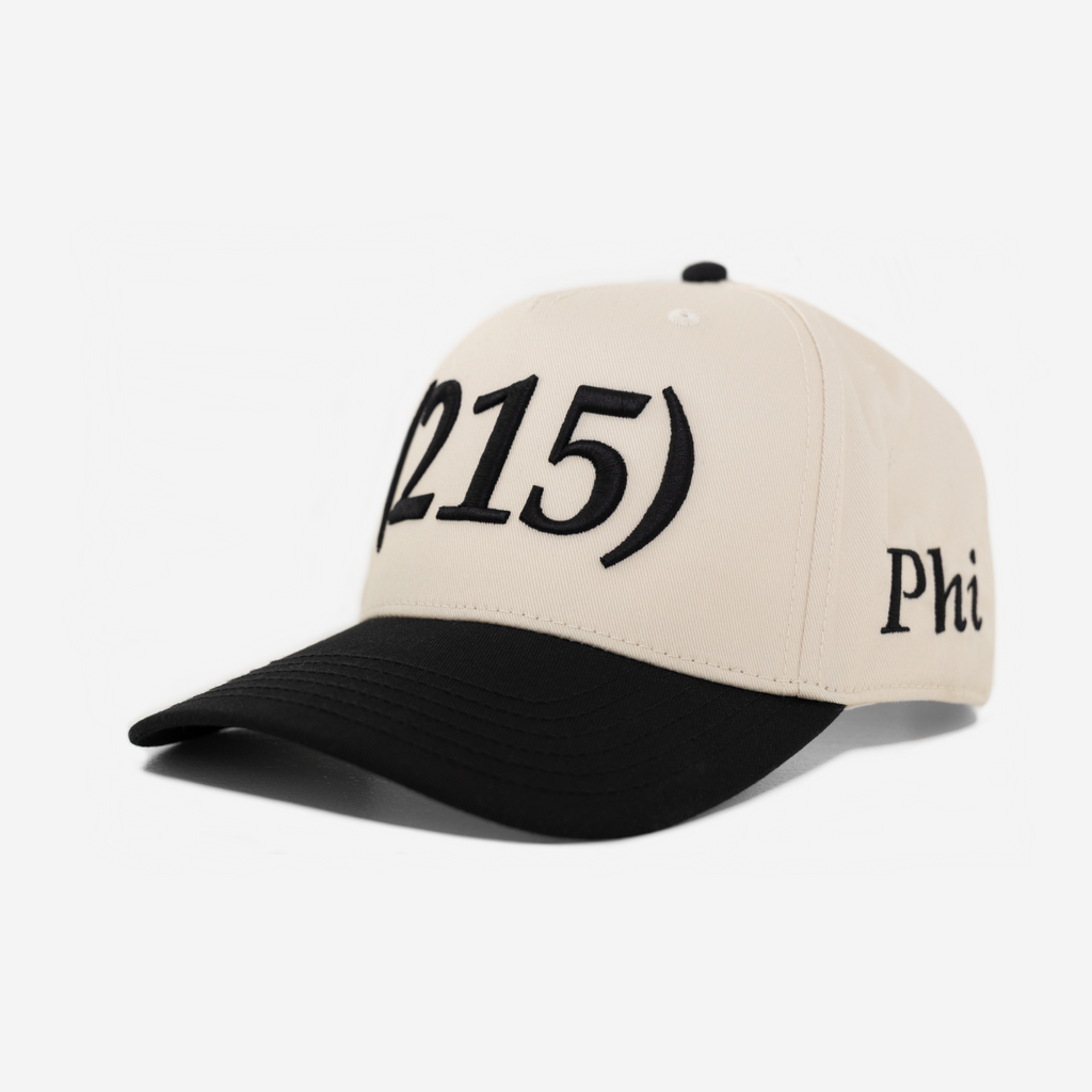 215 AREA CoDE HAT (CREAM/BLK)