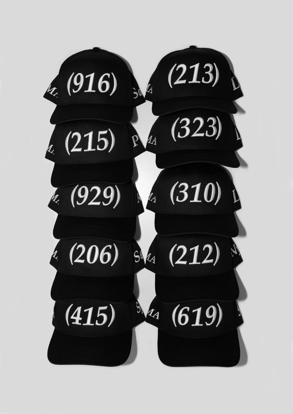 212 AREA CoDE HAT (BLACK) – oMA Studios