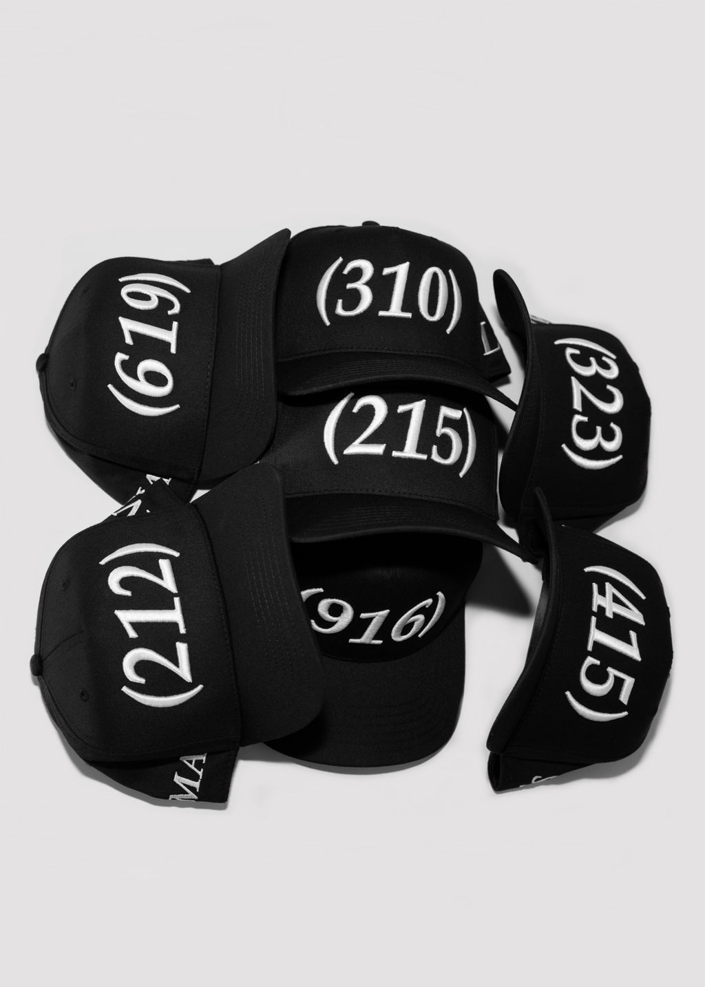 212 AREA CoDE HAT (BLACK) – oMA Studios