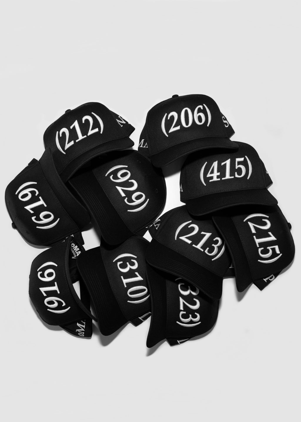 206 AREA CoDE HAT (CREAM/BLK)