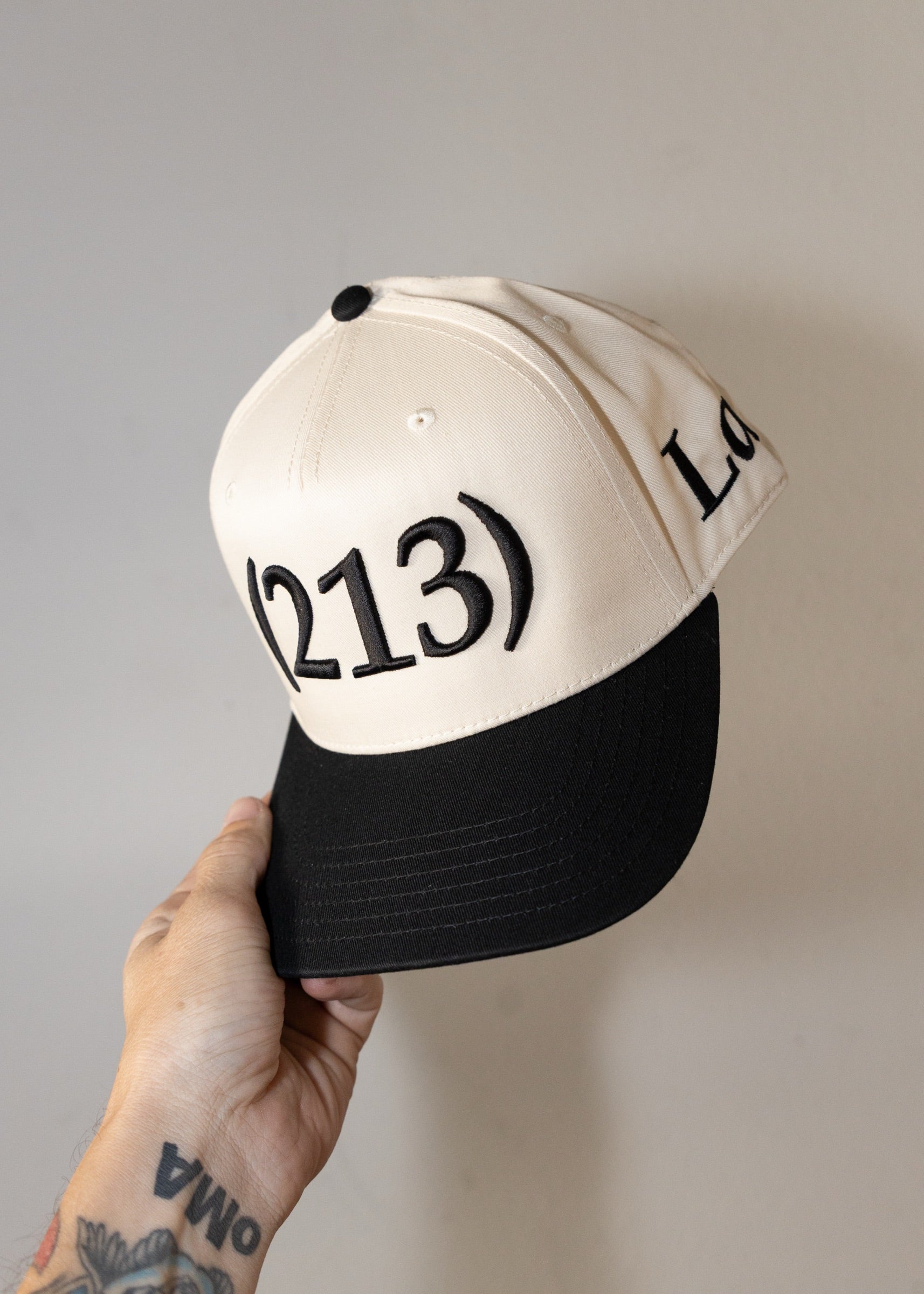 206 AREA CoDE HAT (CREAM/BLK)