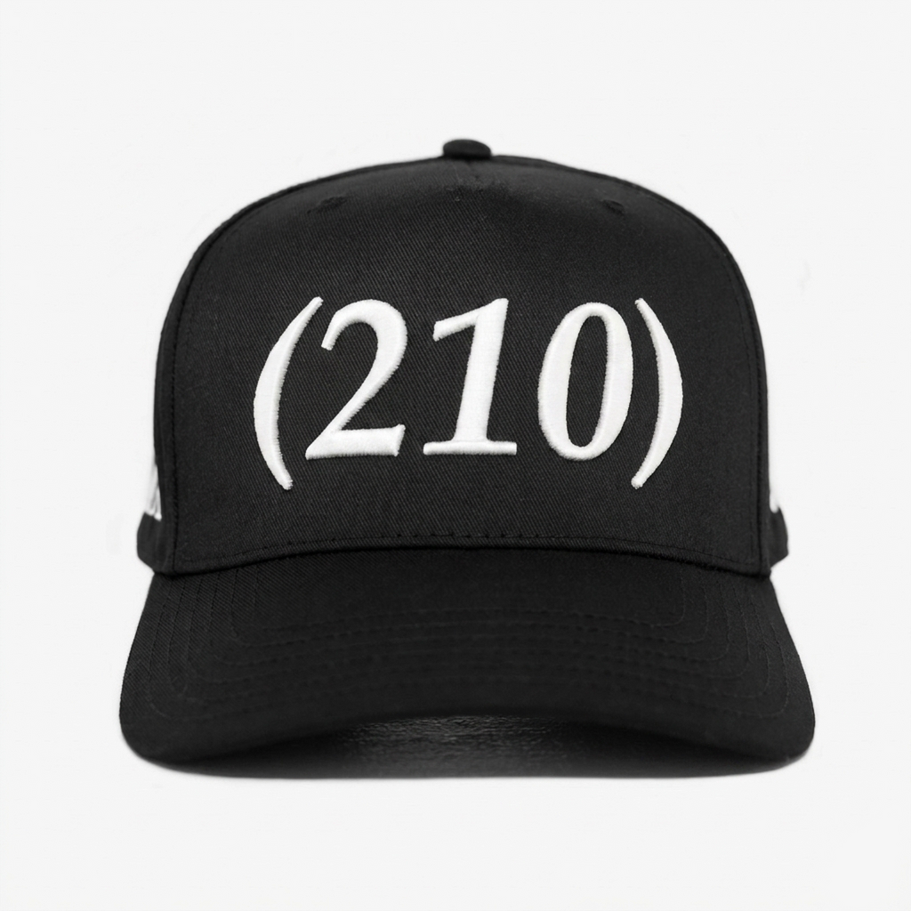210 SAN ANToNIo AREA CoDE HAT (BLACK)