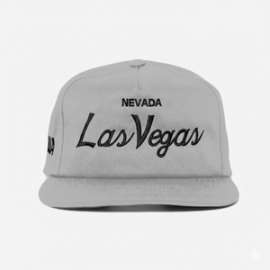 LAS VEGAS, NEVADA THRoWBACK HAT (SILVER)