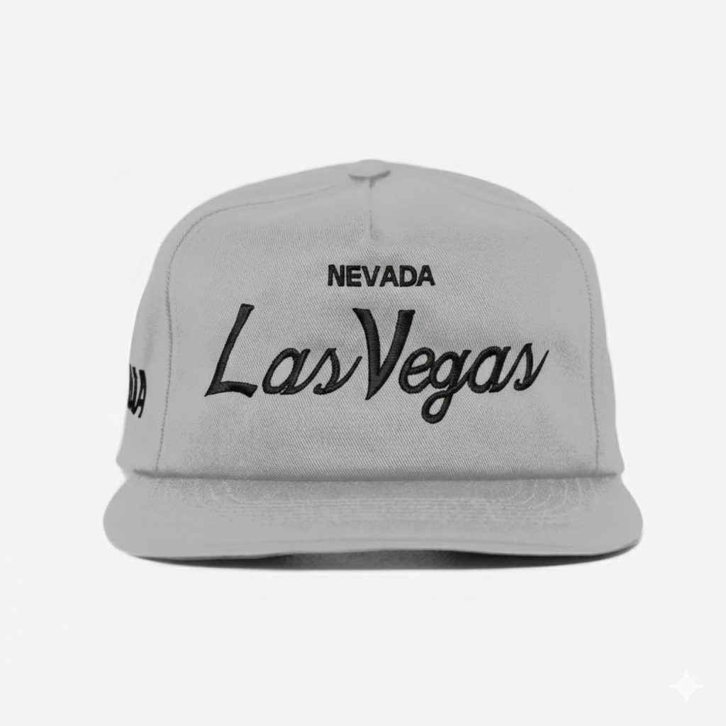 LAS VEGAS, NEVADA THRoWBACK HAT (SILVER)