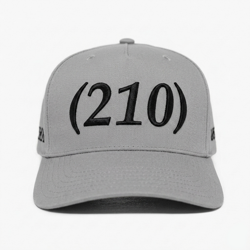 210 SAN ANToNIo AREA CoDE HAT (GREY)